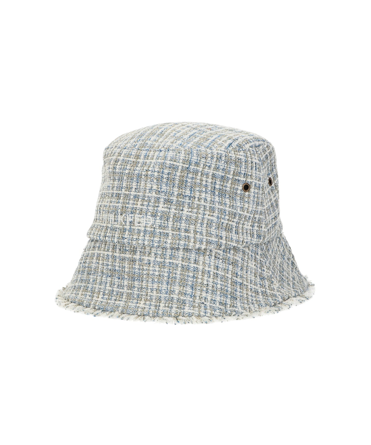 TWEED FRINGE BUCKET HAT