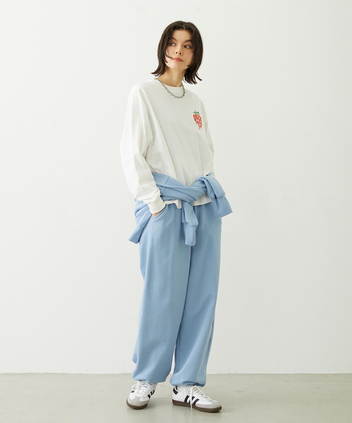 MELTY STRAWBERRY WIDE L/S TEE