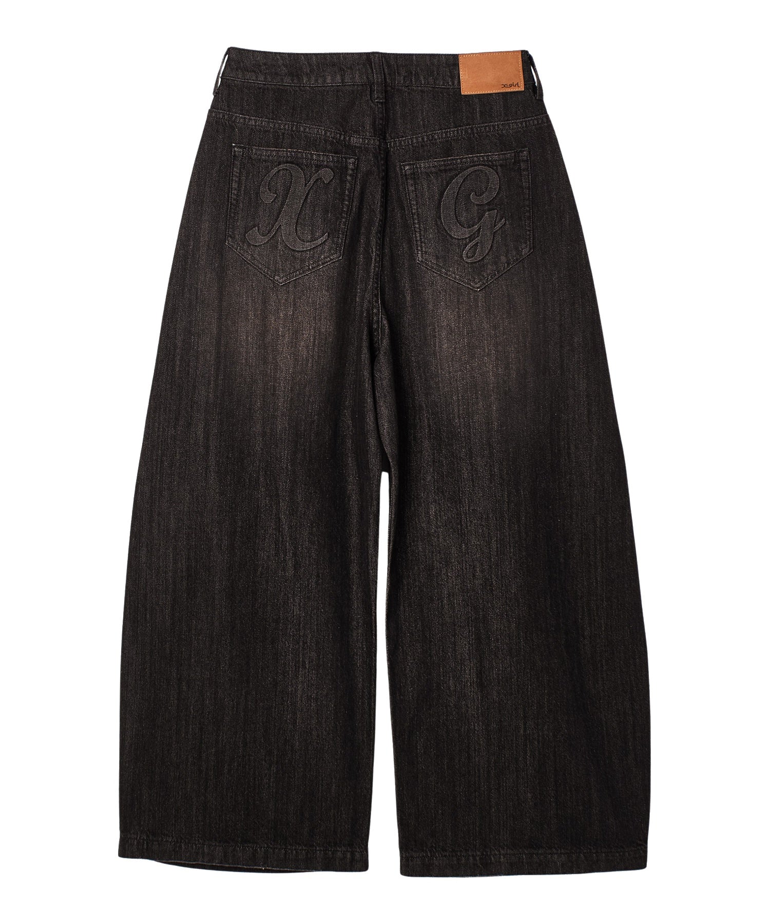 DISTRESSED BAGGY DENIM PANTS