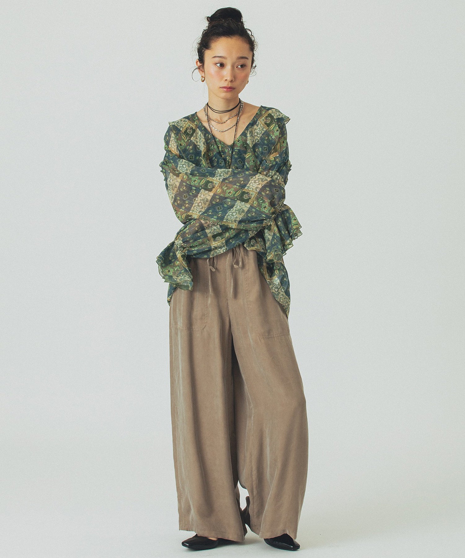 model:161cm 着用サイズ:S