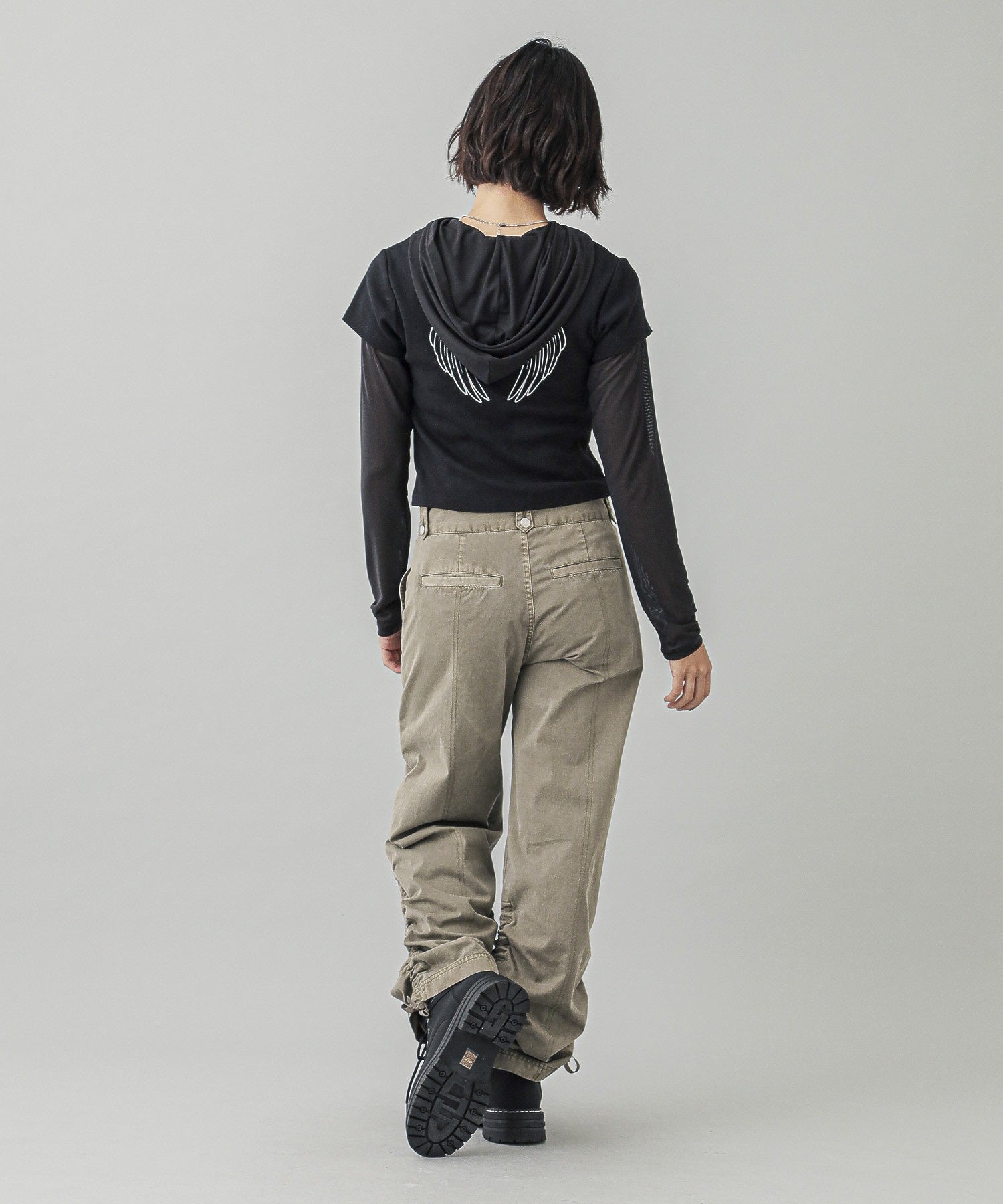PHOTOGRAPHY COMPACT MESH HOODIE