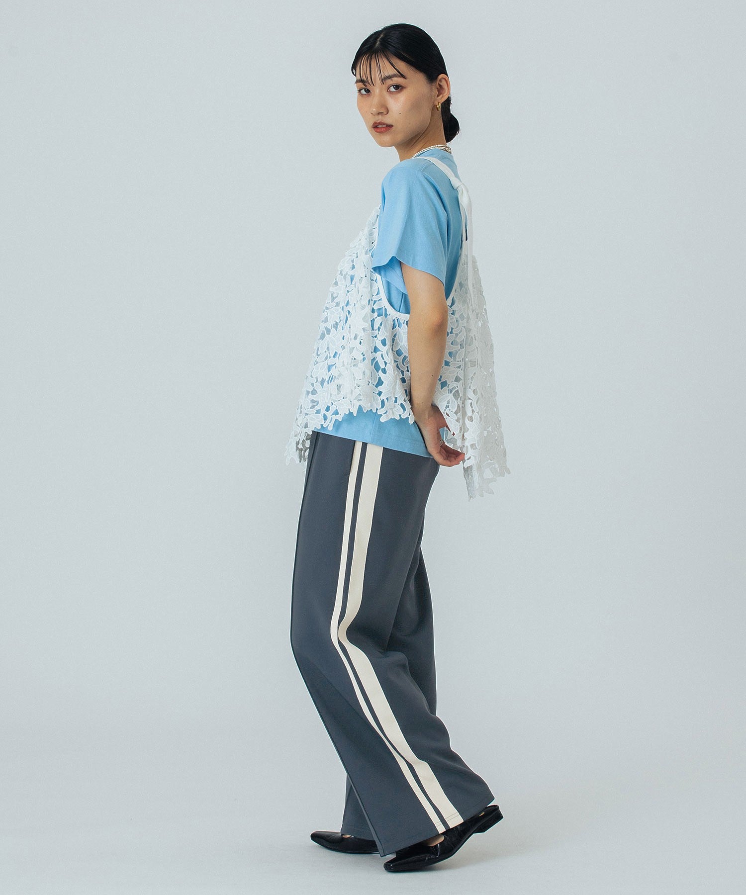 model:167cm 着用サイズ:M