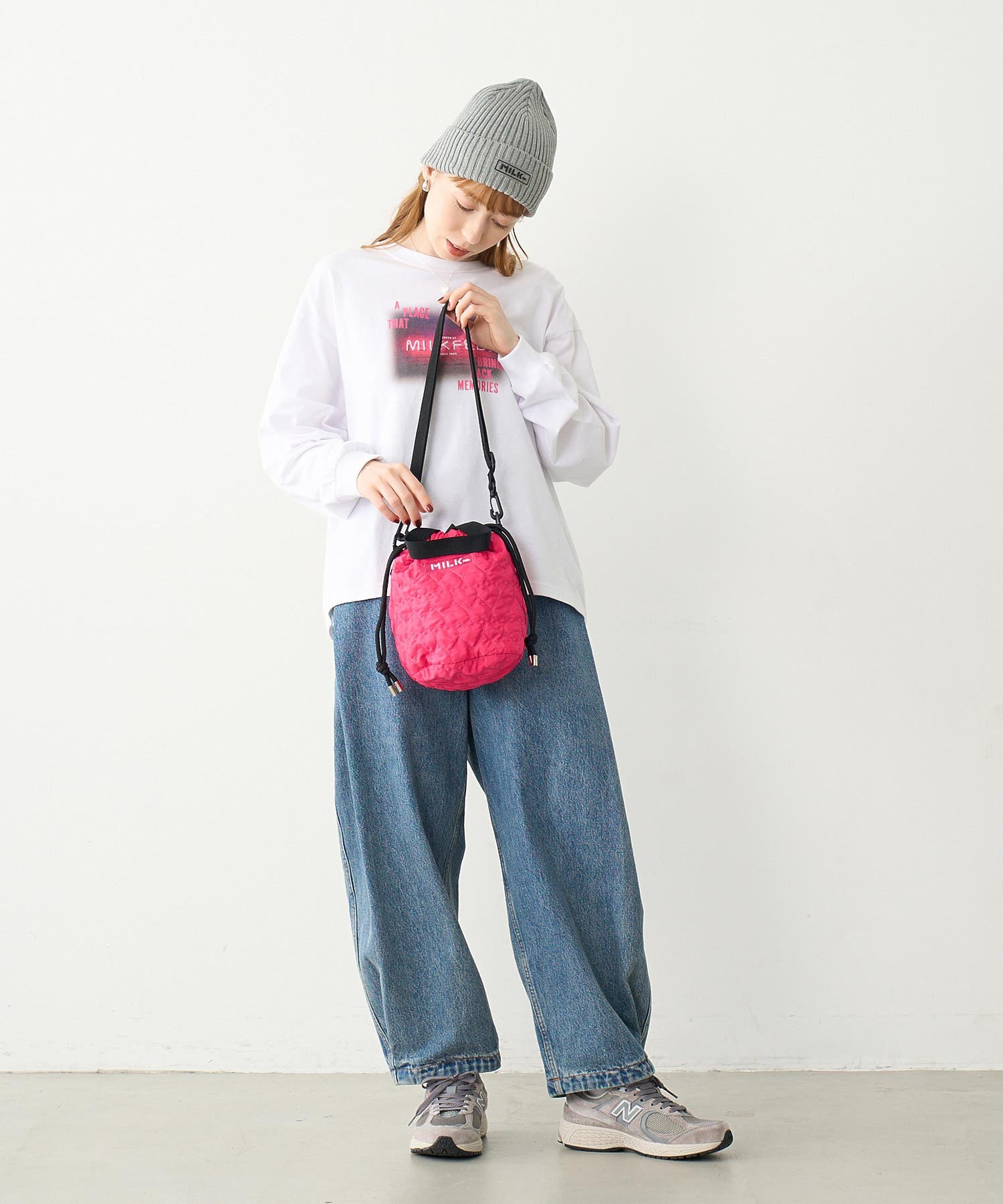 WIDE LEG BAGGY DENIM PANTS