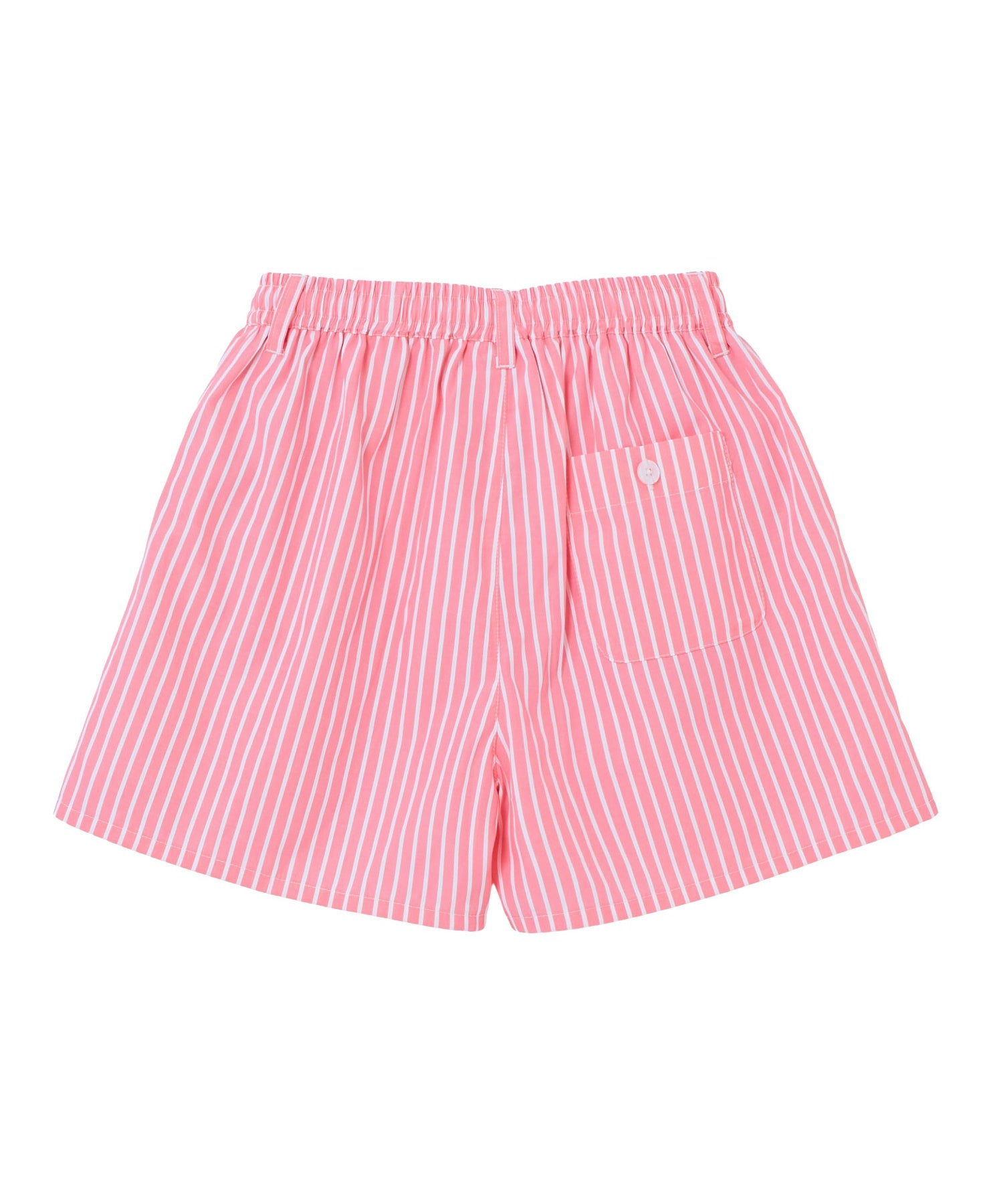 STRIPED RHINESTONE SHORTS