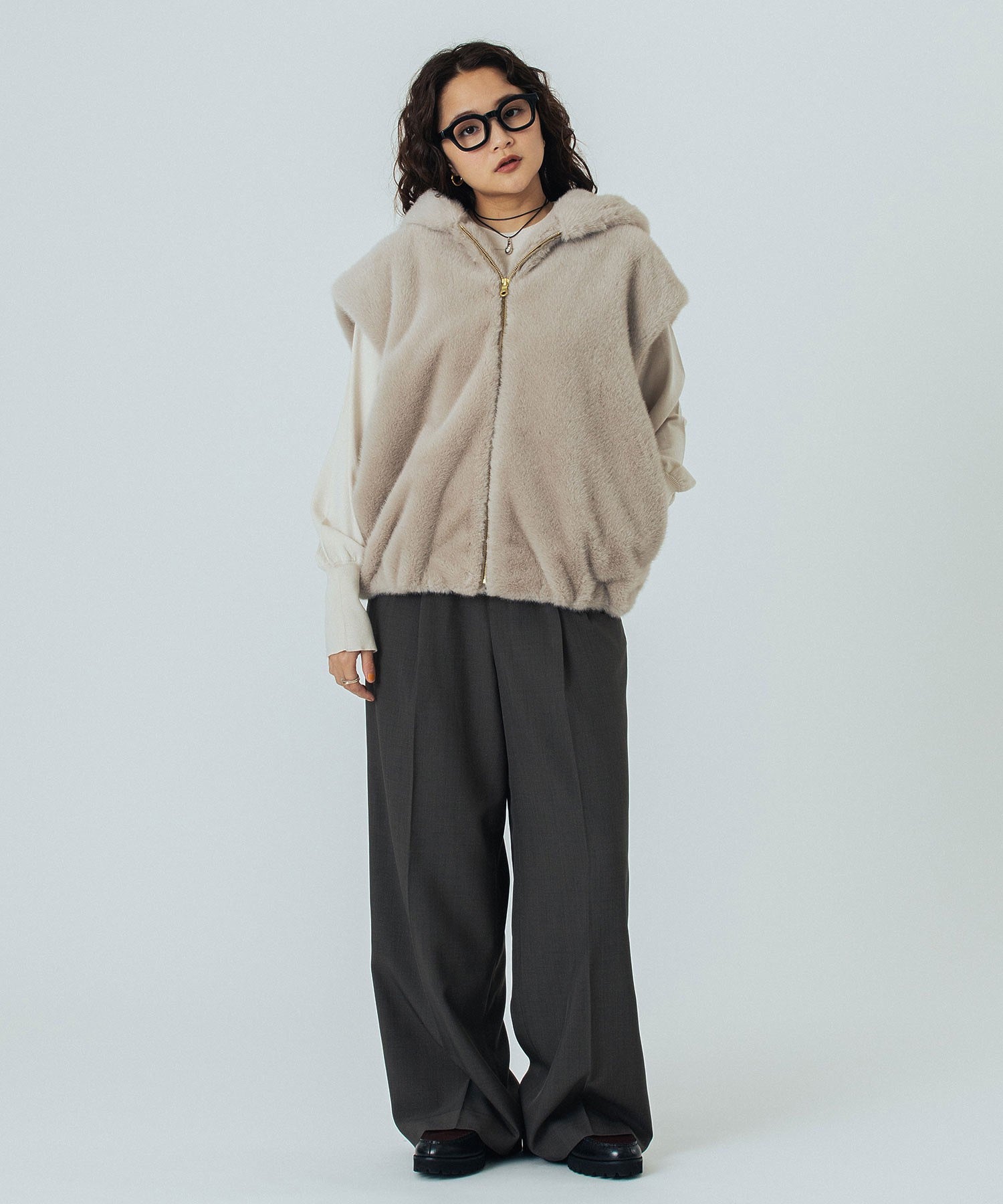 model:160cm 着用サイズ:ONE SIZE