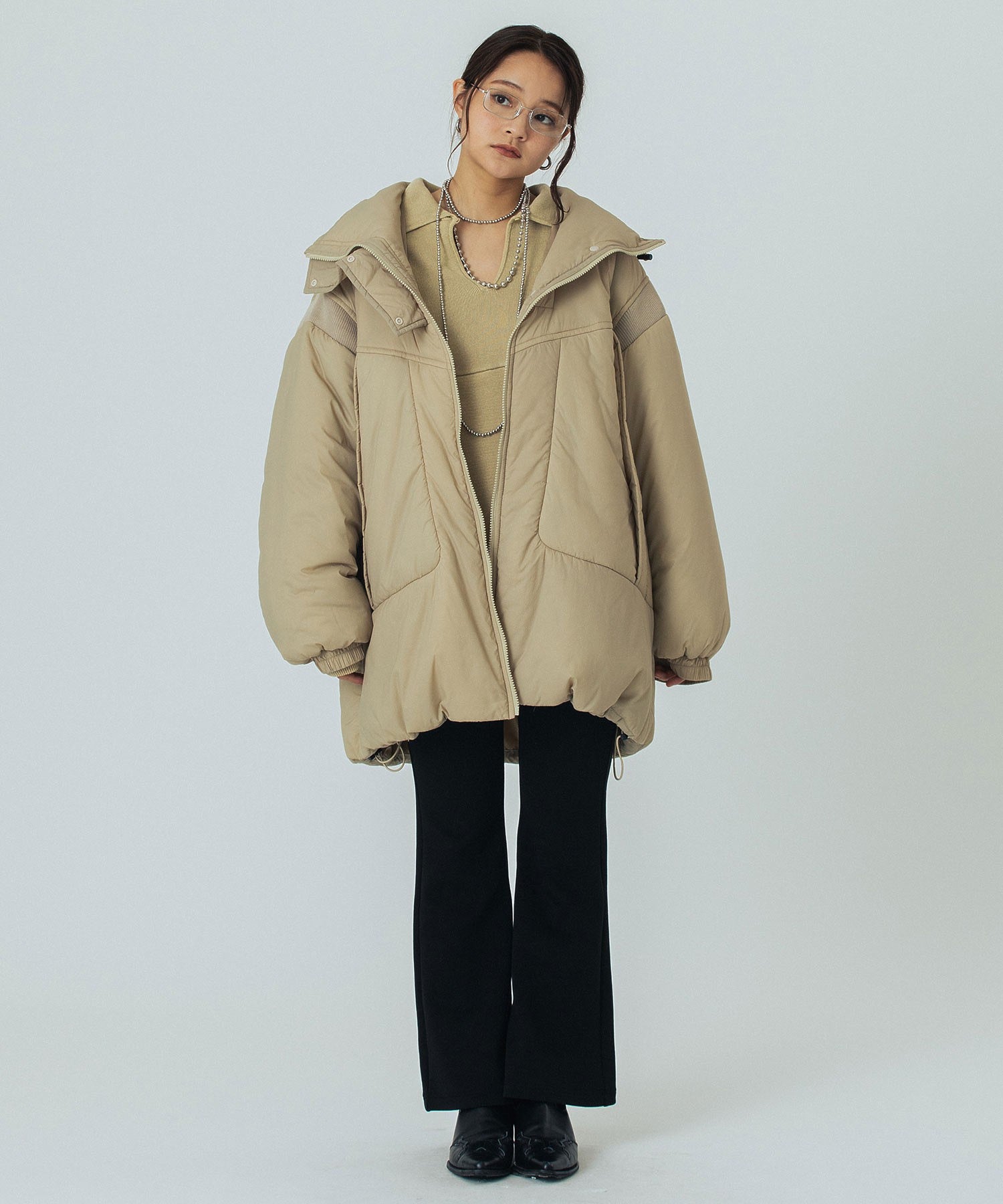 model:160cm 着用サイズ:M