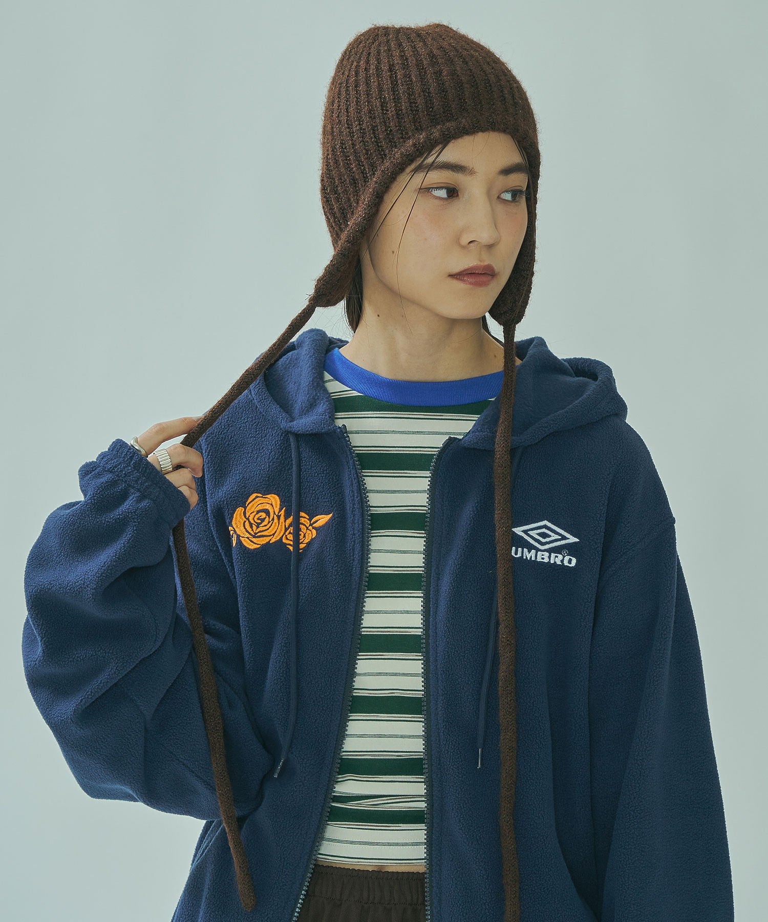 UMBRO × ROSE BUD/KNIT CAP