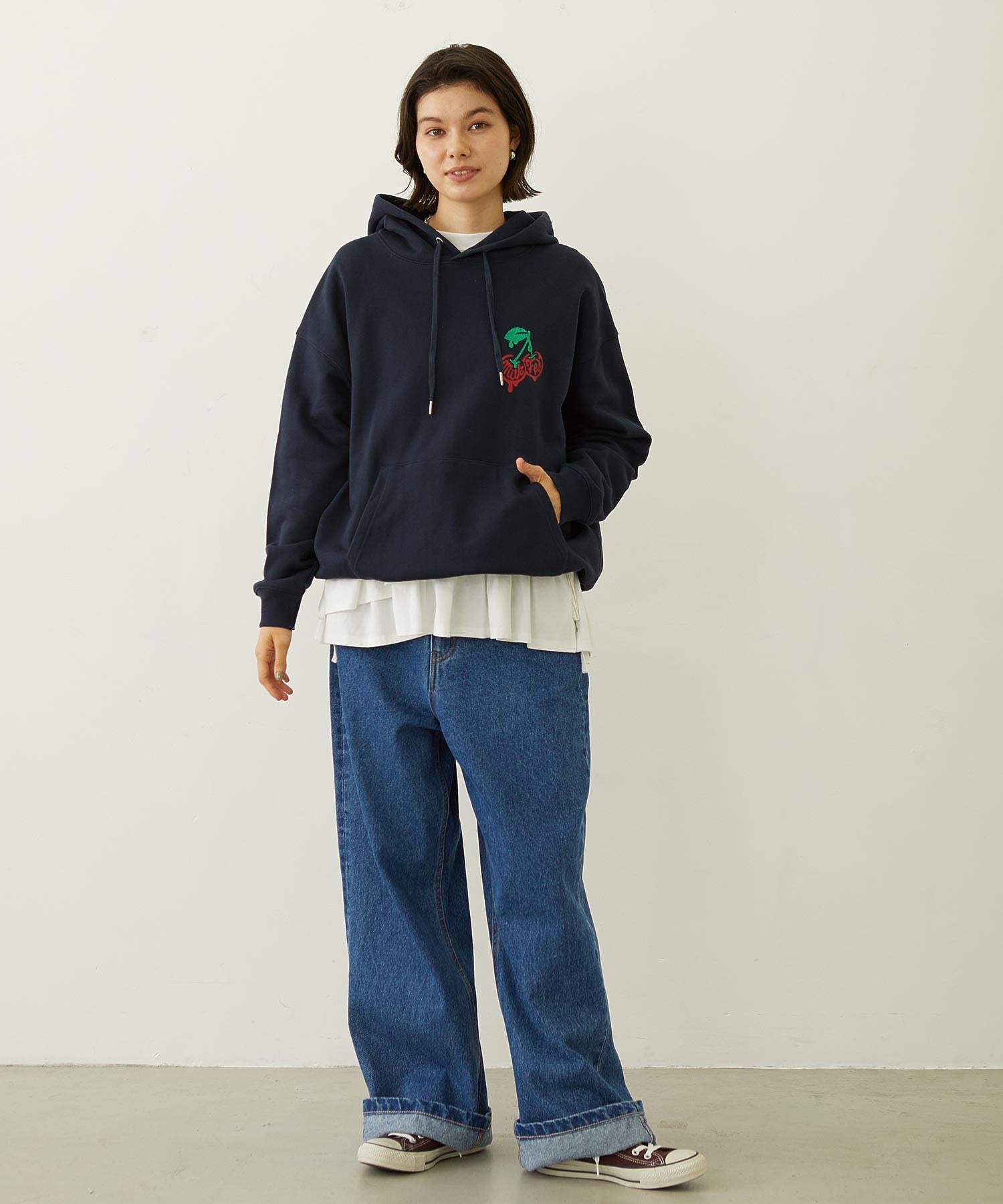 BOYFRIEND LOOSE DENIM PANTS