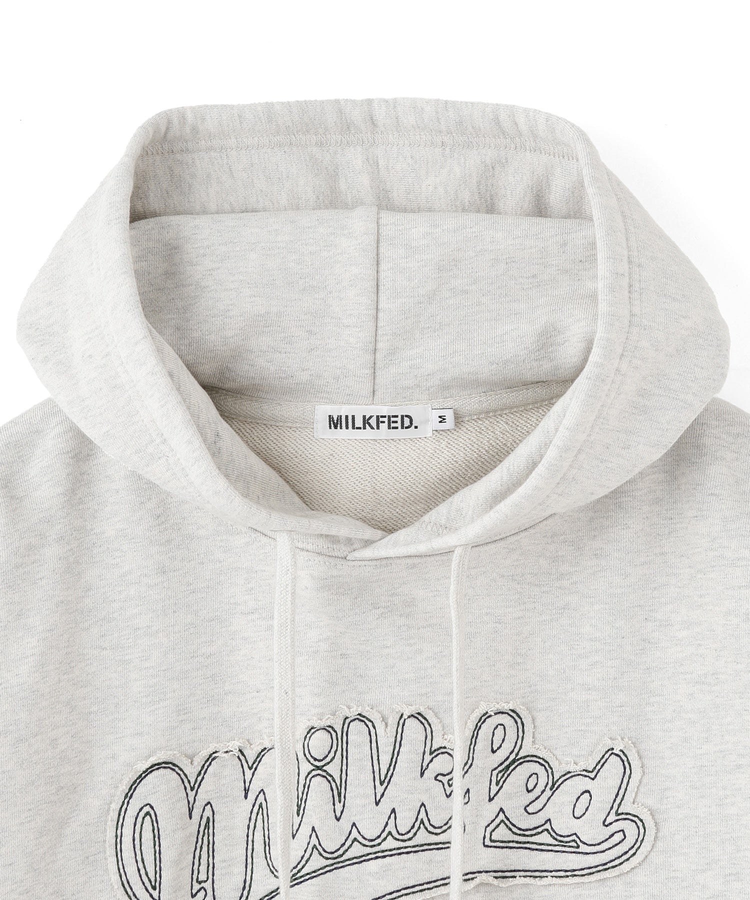STITCHED LOGO SHORT HOODIE