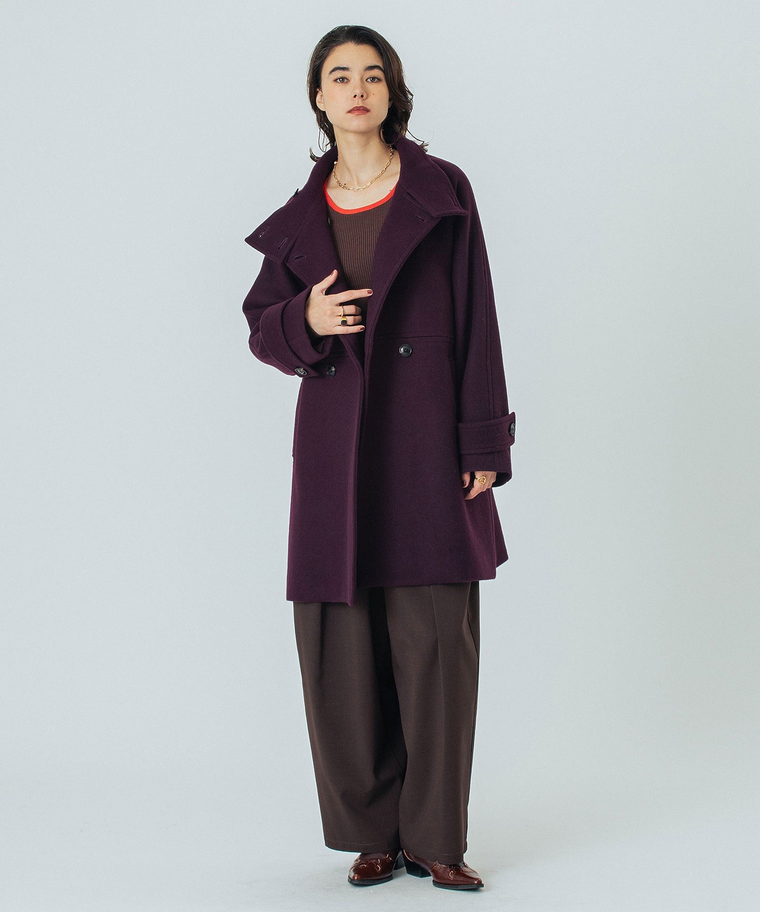 model:172cm 着用サイズ:M