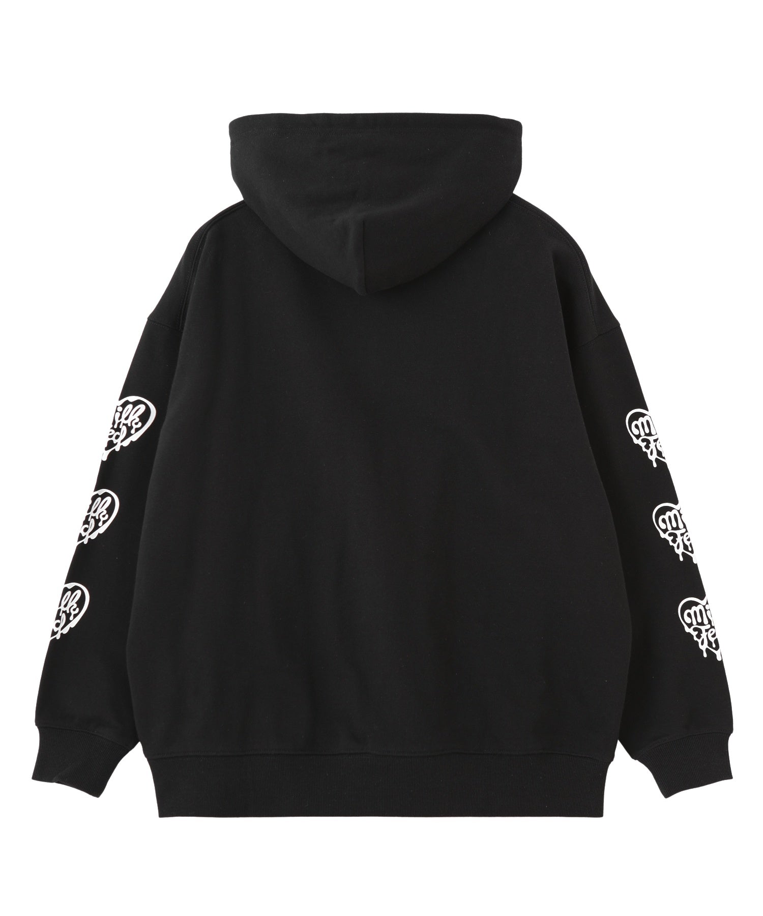 MELTY HEART WIDE HOODIE SWEAT