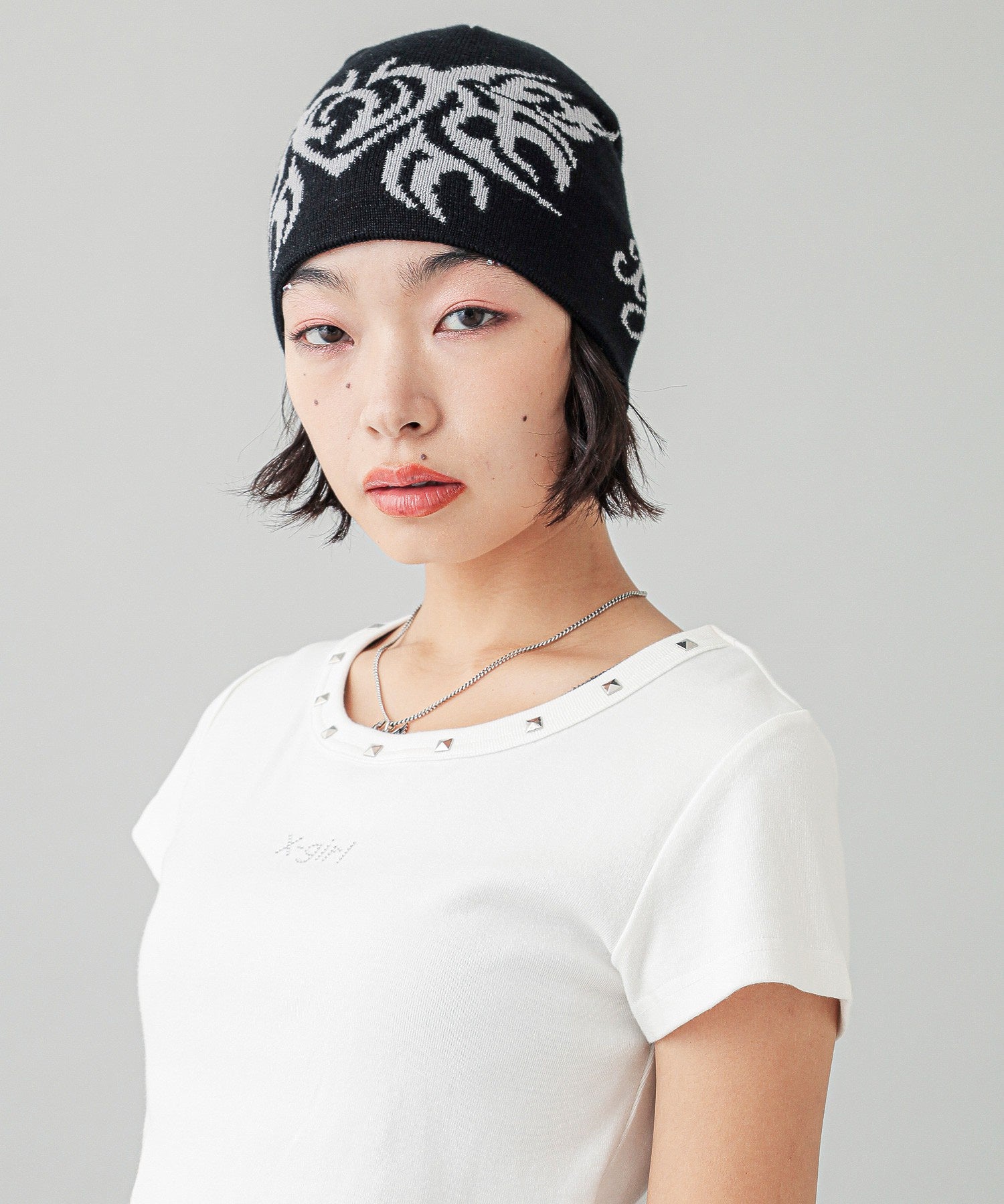 TRIBAL BUTTERFLY JACQUARD BEANIE