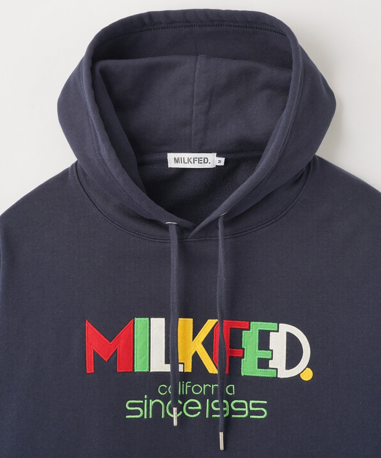 RETRO LOGO FELT PATCH SWEAT HOODIE
