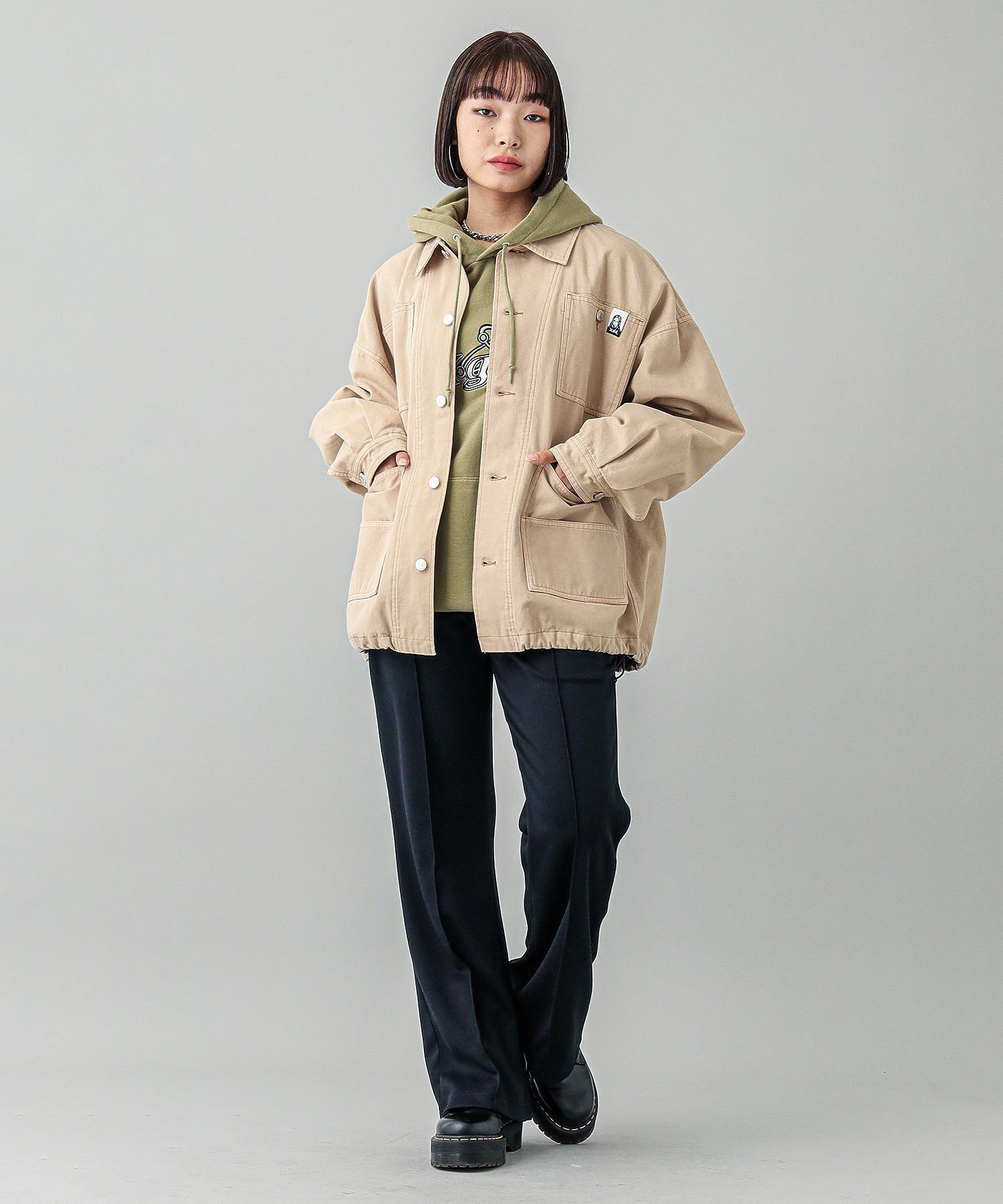 model　H:161cm 着用サイズ:M