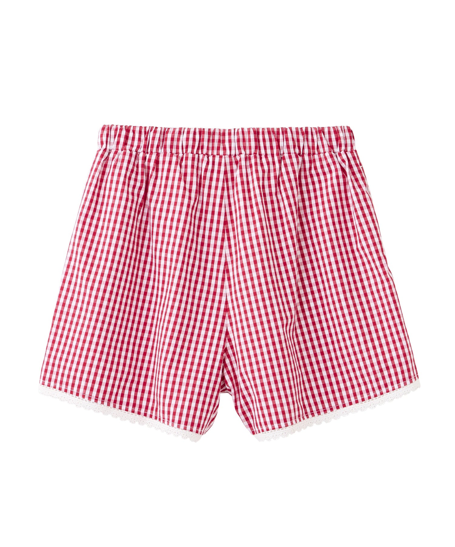 GINGHAM MINI SHORTS