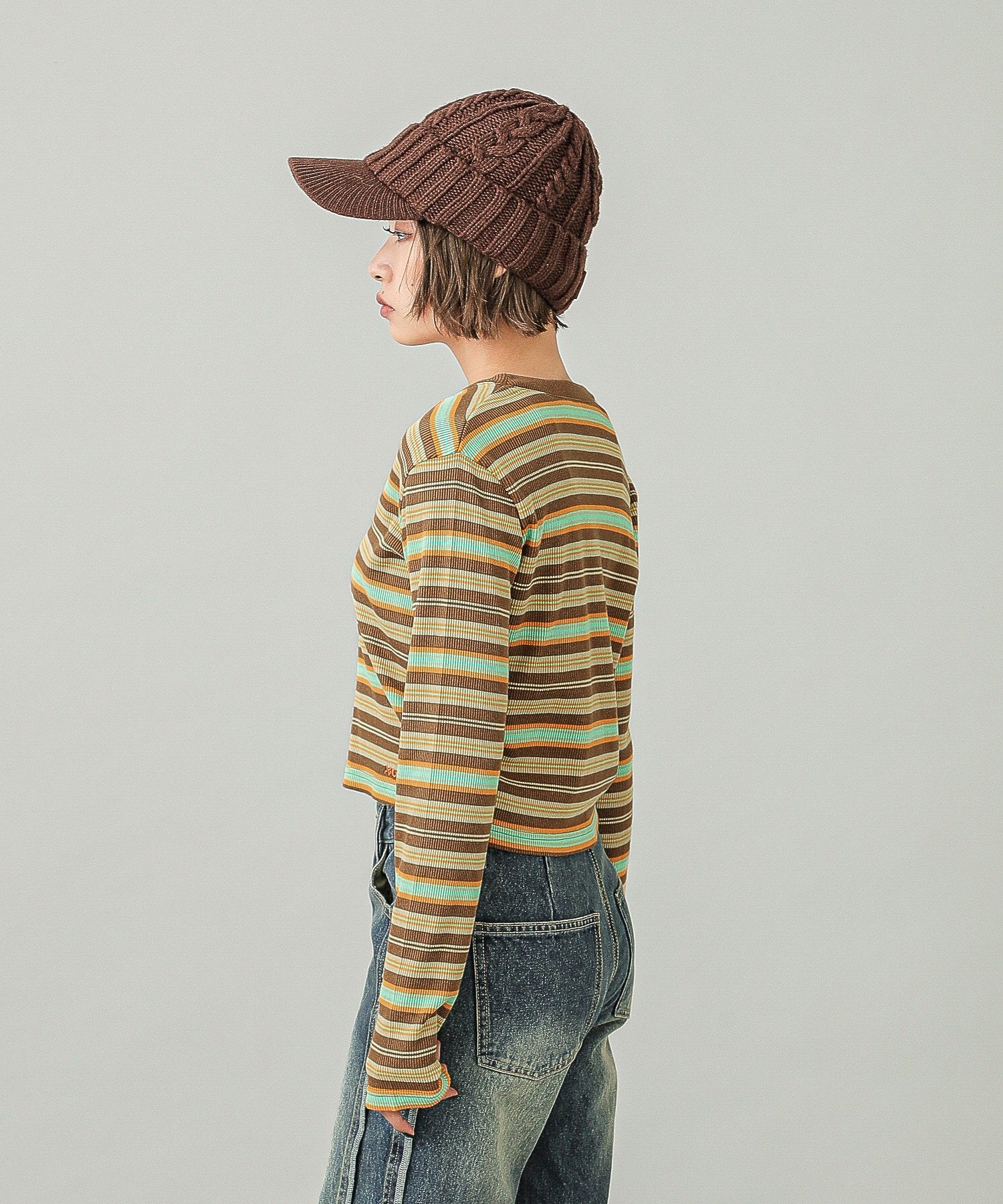 KNIT CASQUETTE