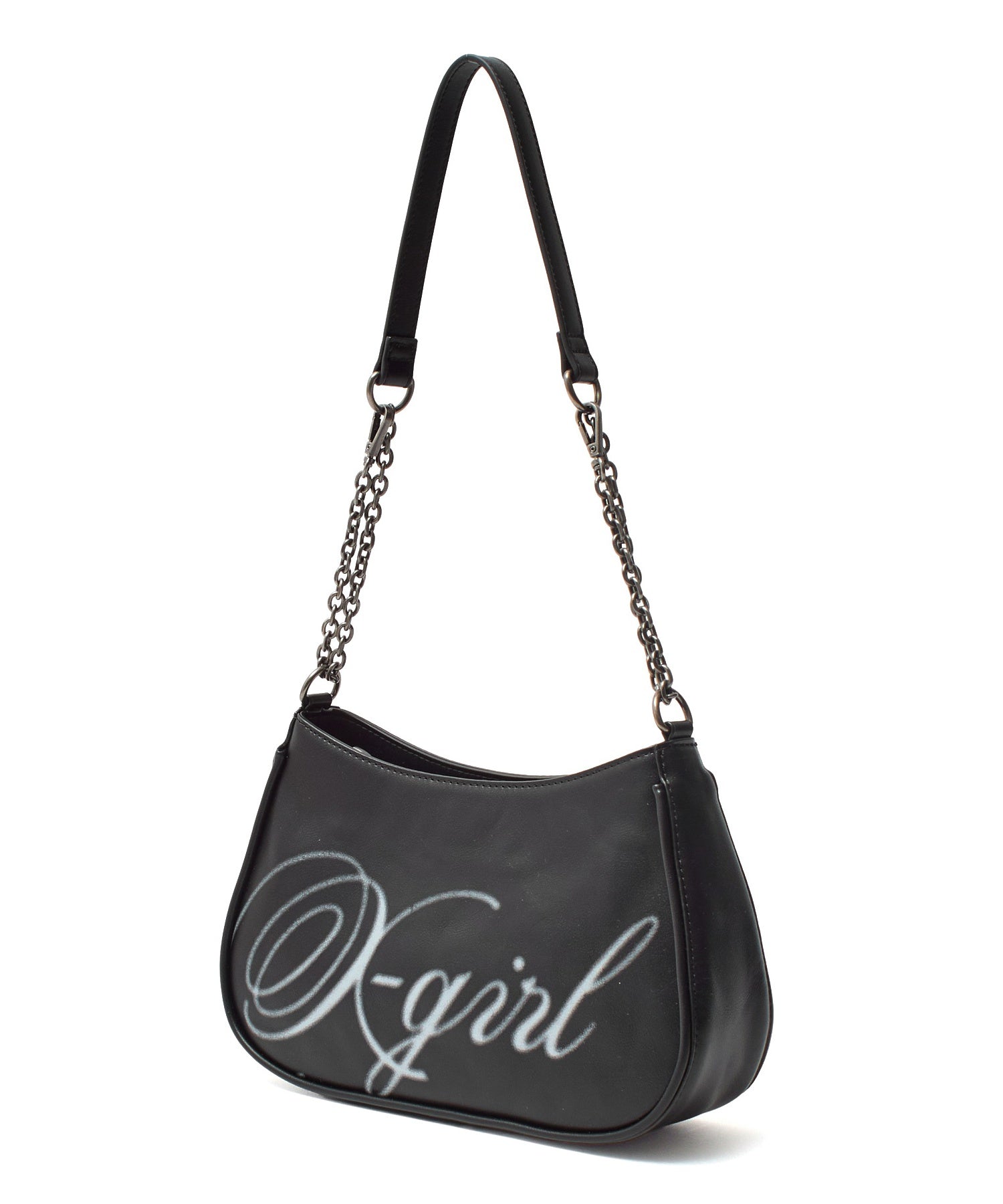 SPRAY SCRIPT LOGO SHOULDER BAG