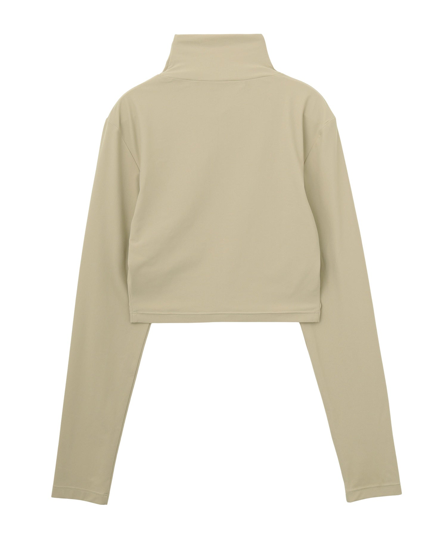 HIGH NECK SHORT LS TOP