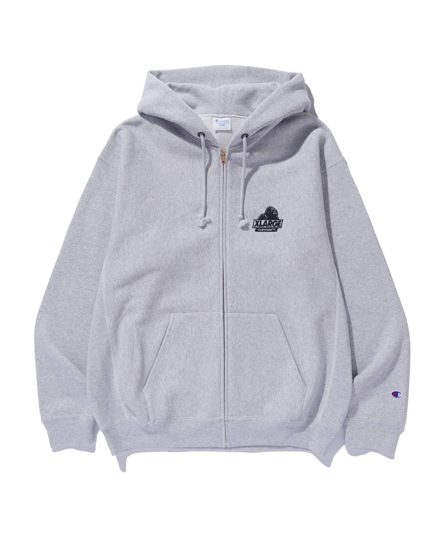 XLARGE×Champion REVERSE WEAVE ZIP UP HOODED SWEATSHIRT