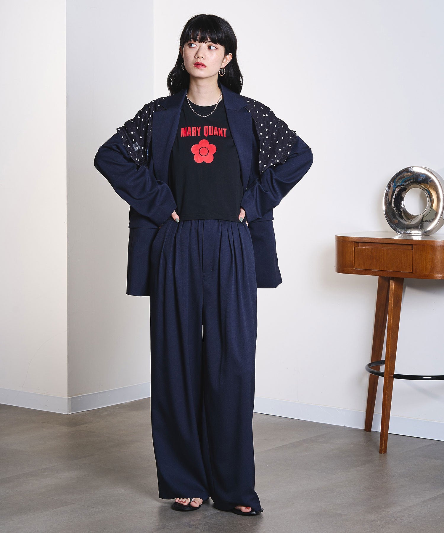 model:163cm 着用サイズ:S
