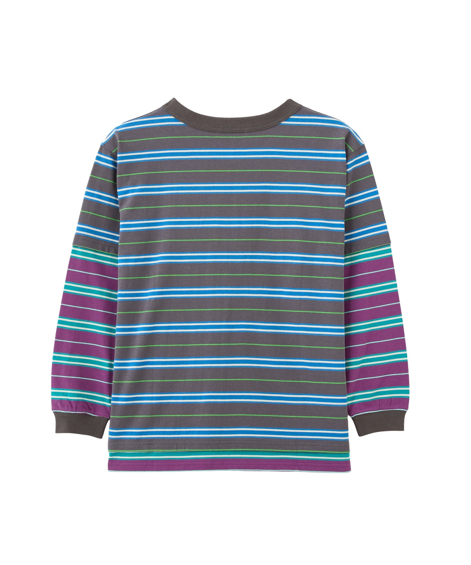 LAYERED LOOK STRIPED TOP