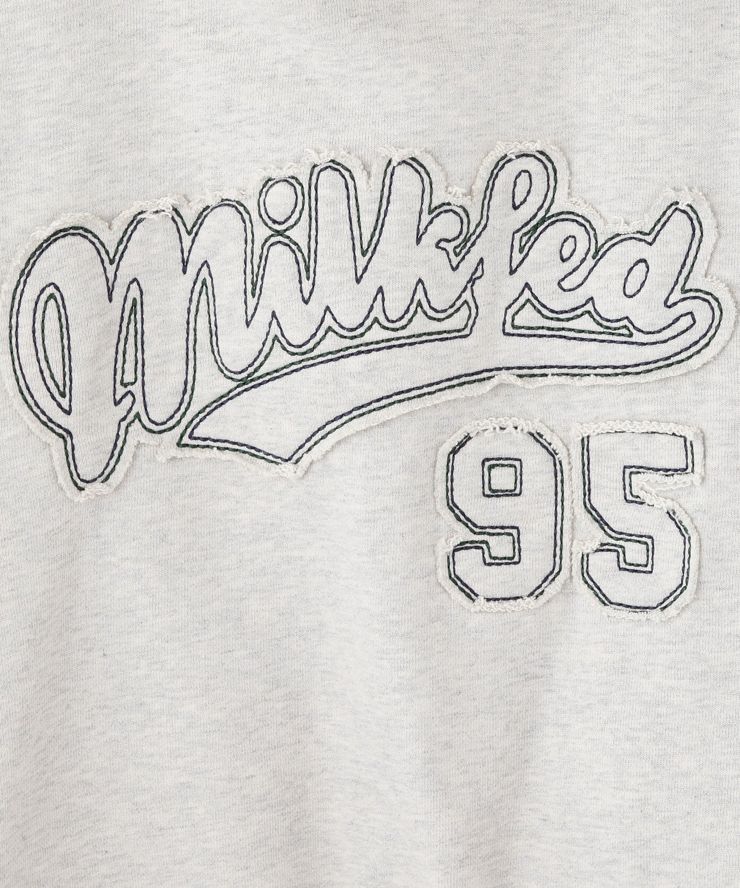 STITCHED LOGO SHORT HOODIE