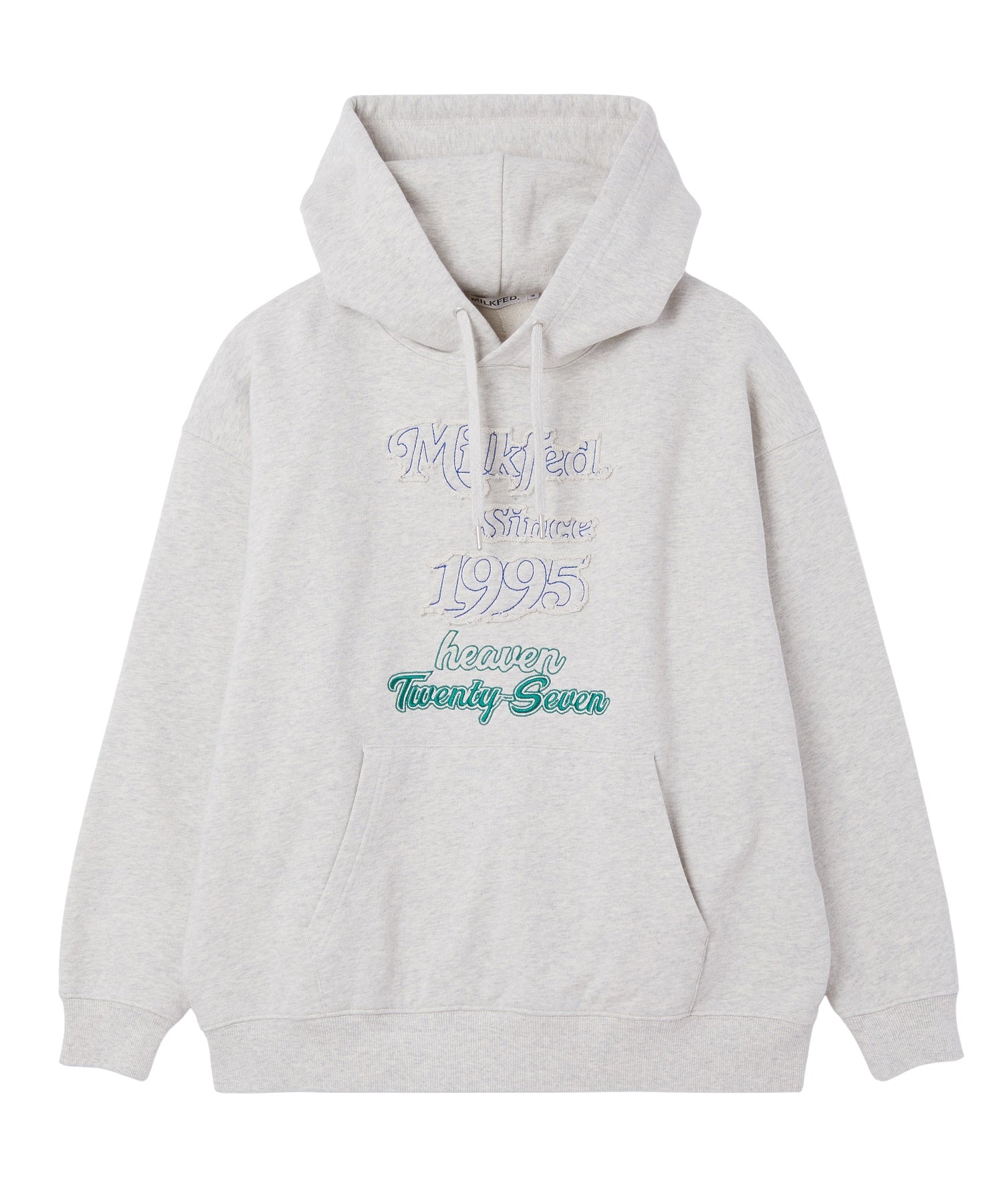 STITCHED LOGO SWEAT HOODIE