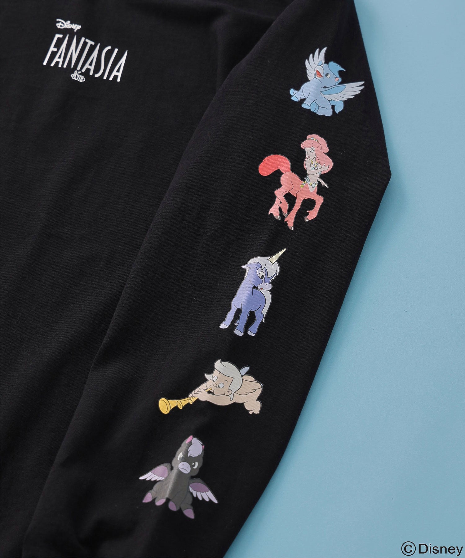 DISNEY『FANTASIA』/SLEEVE PRINT L/S TEE