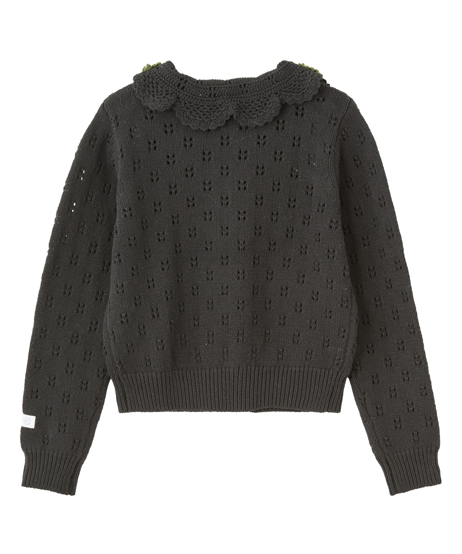 STRAWBERRY FLOWER KNIT CARDIGAN