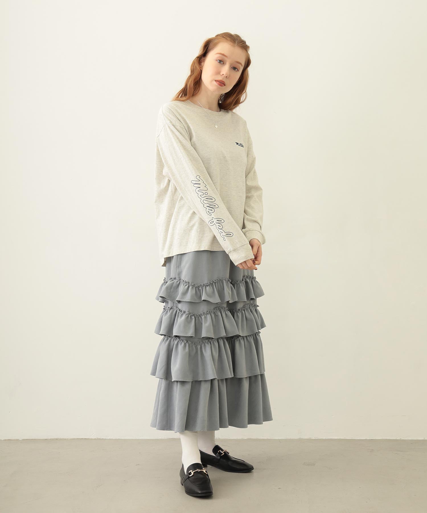 SOLID DIRNDL SKIRT