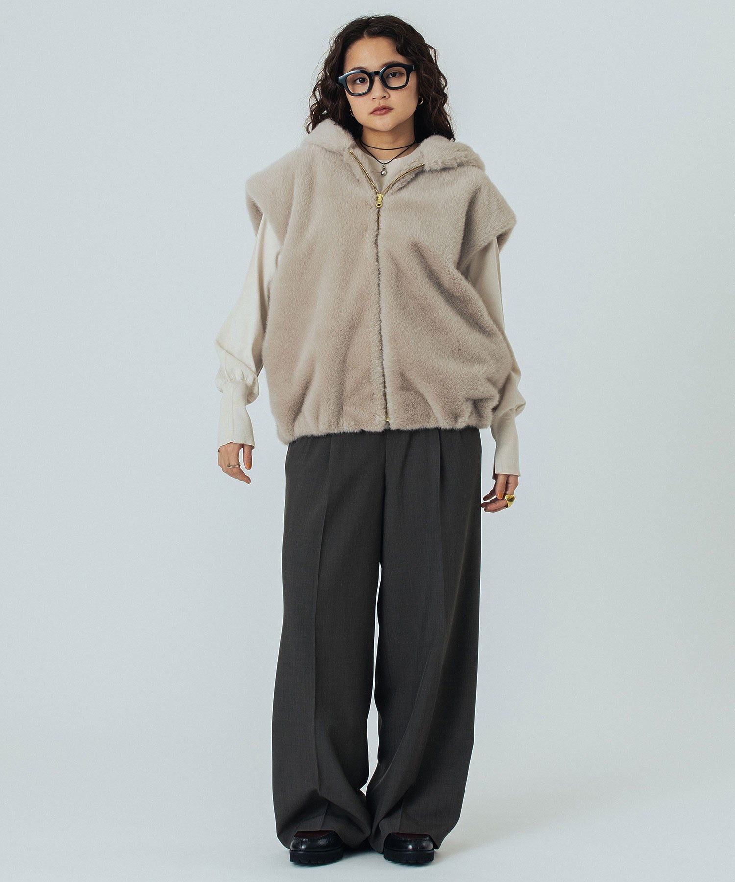 model:160cm 着用サイズ:ONE SIZE