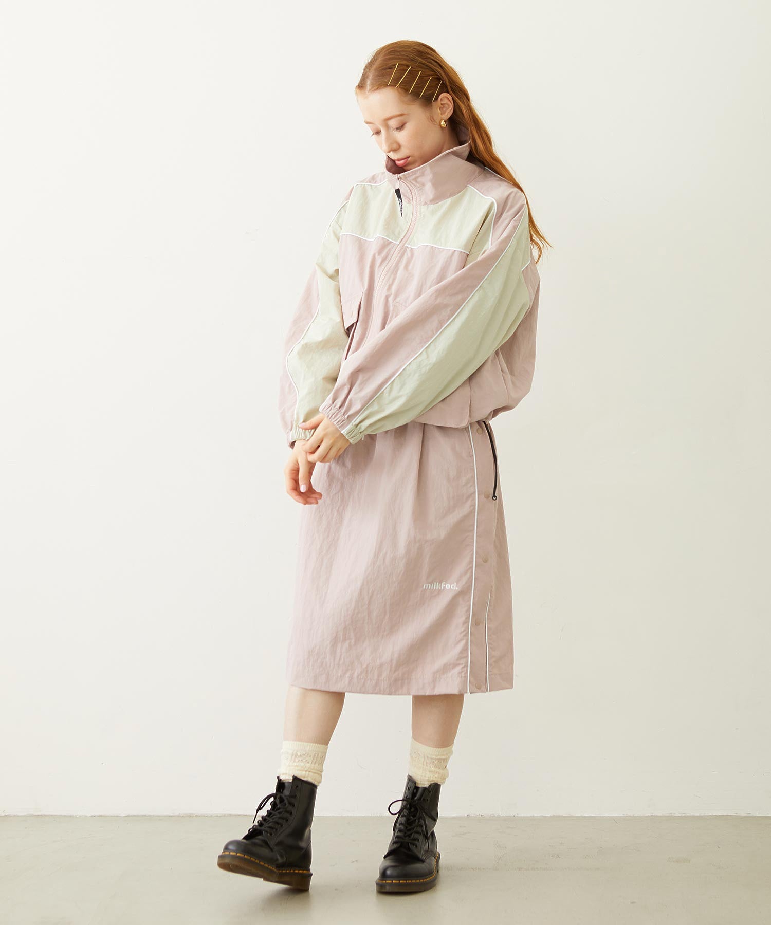 CUTOUT LOGO TRACK JACKET