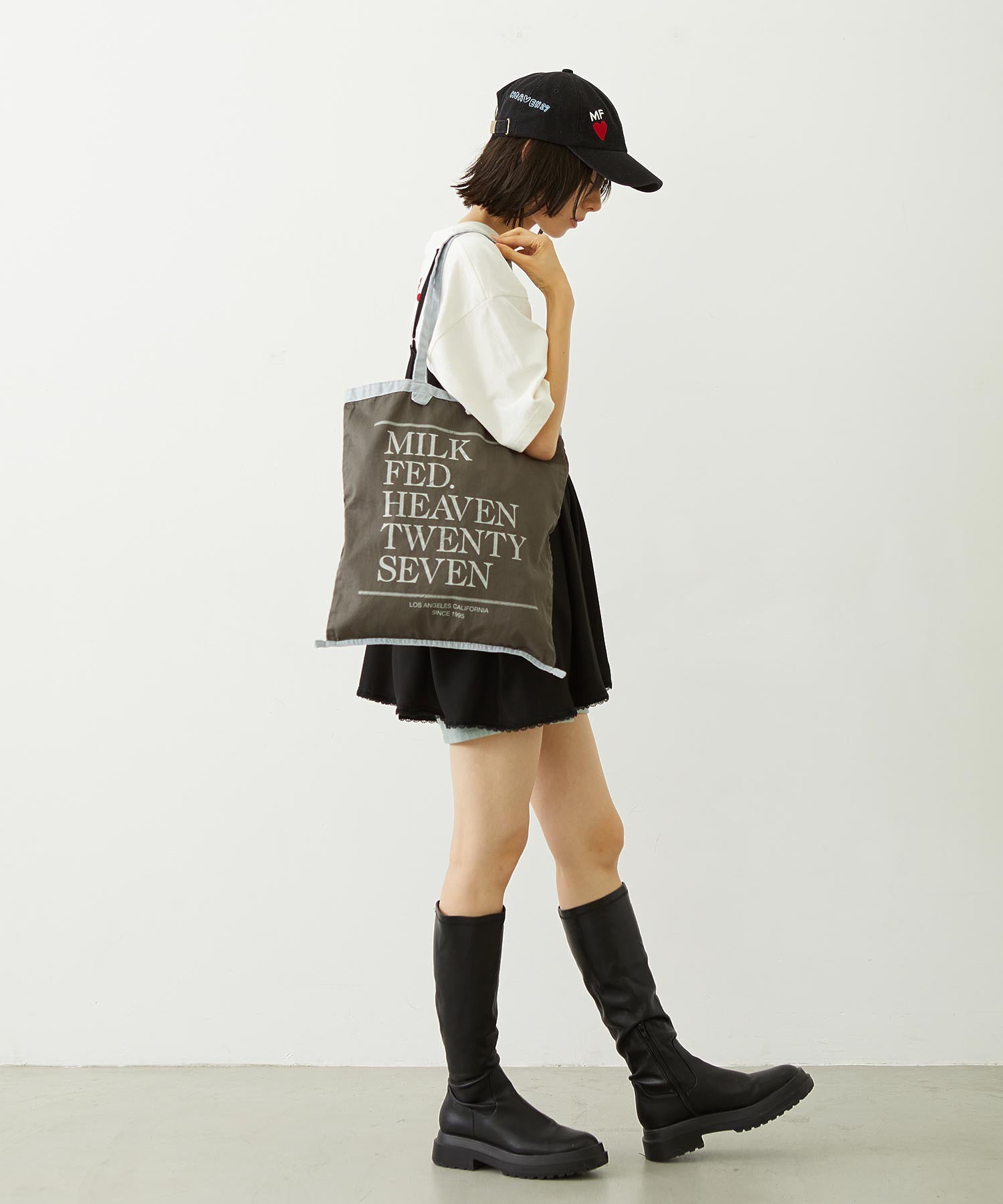 PIPING LOGO TOTE BAG