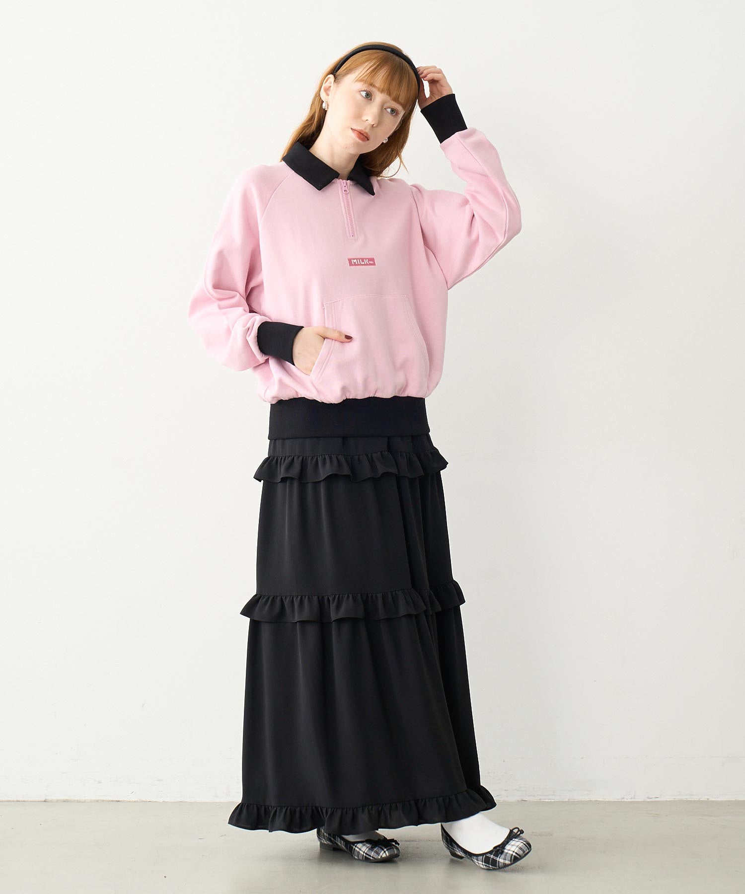 FRILL TIERED SKIRT