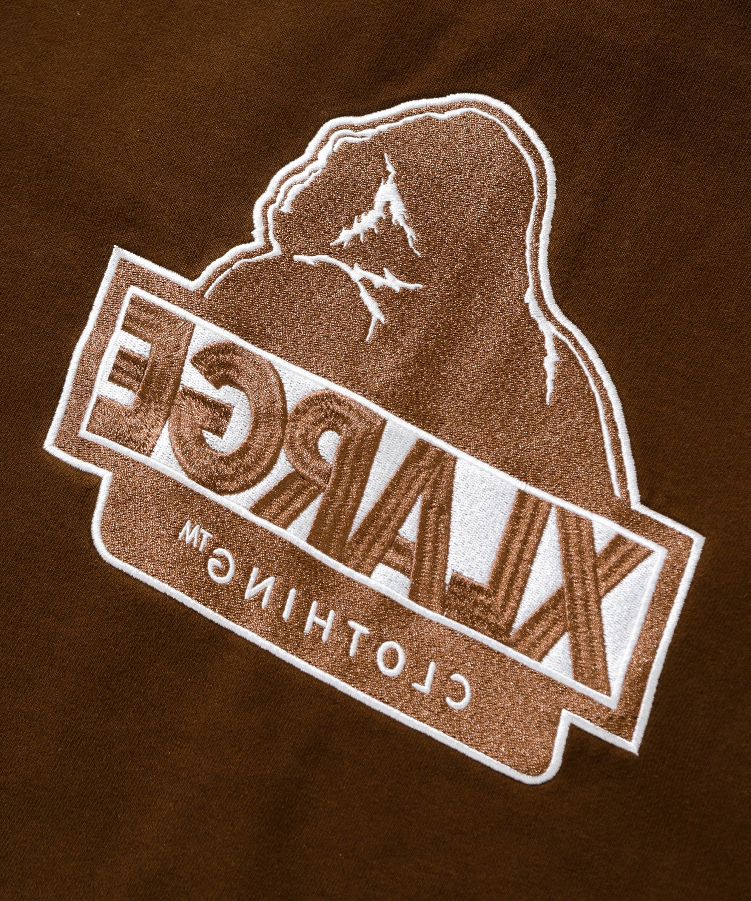 BACKSIDE SLANTED OG ZIP HOODED SWEATSHIRT