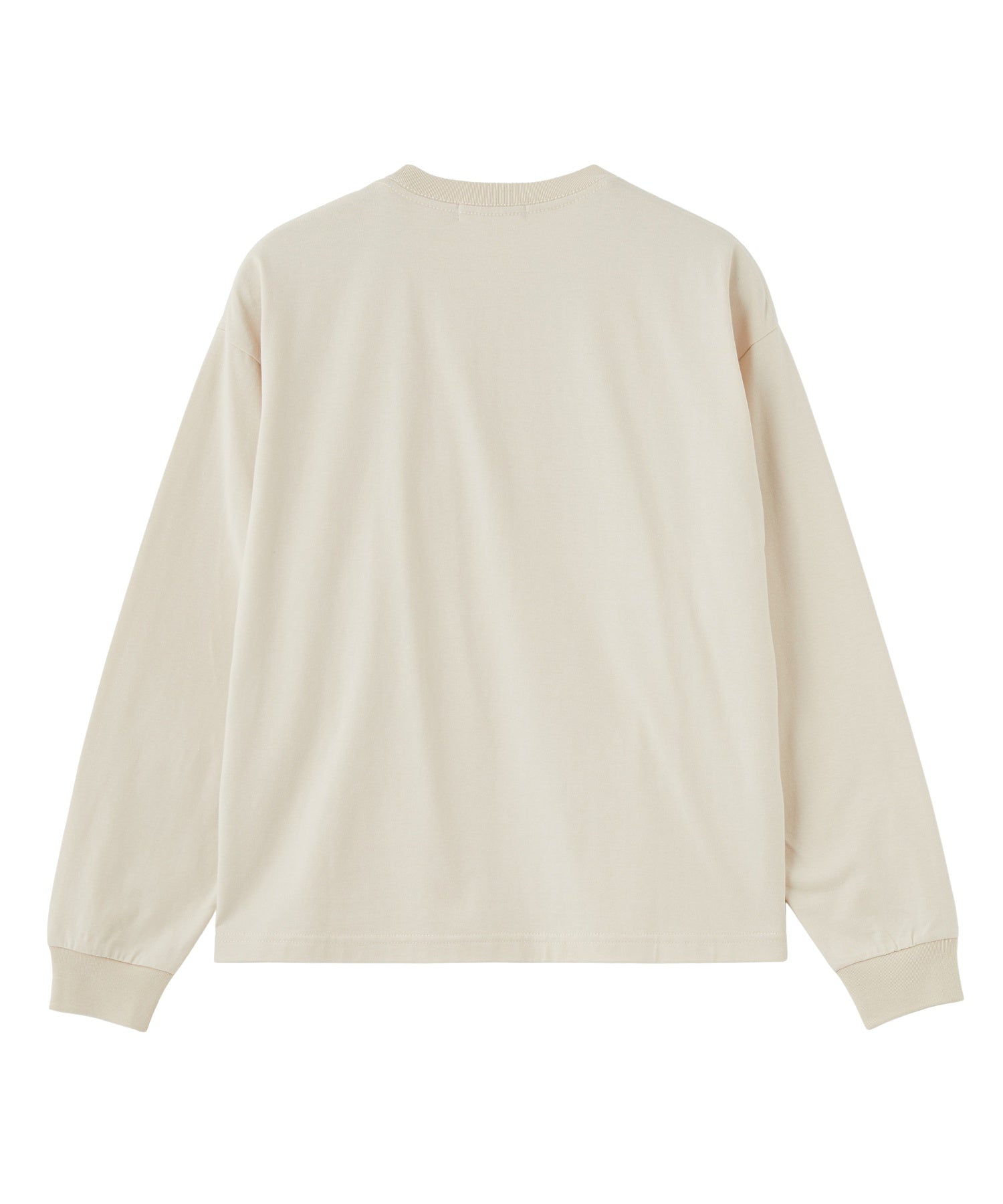LOGO FLOCK PRINT L/S TEE