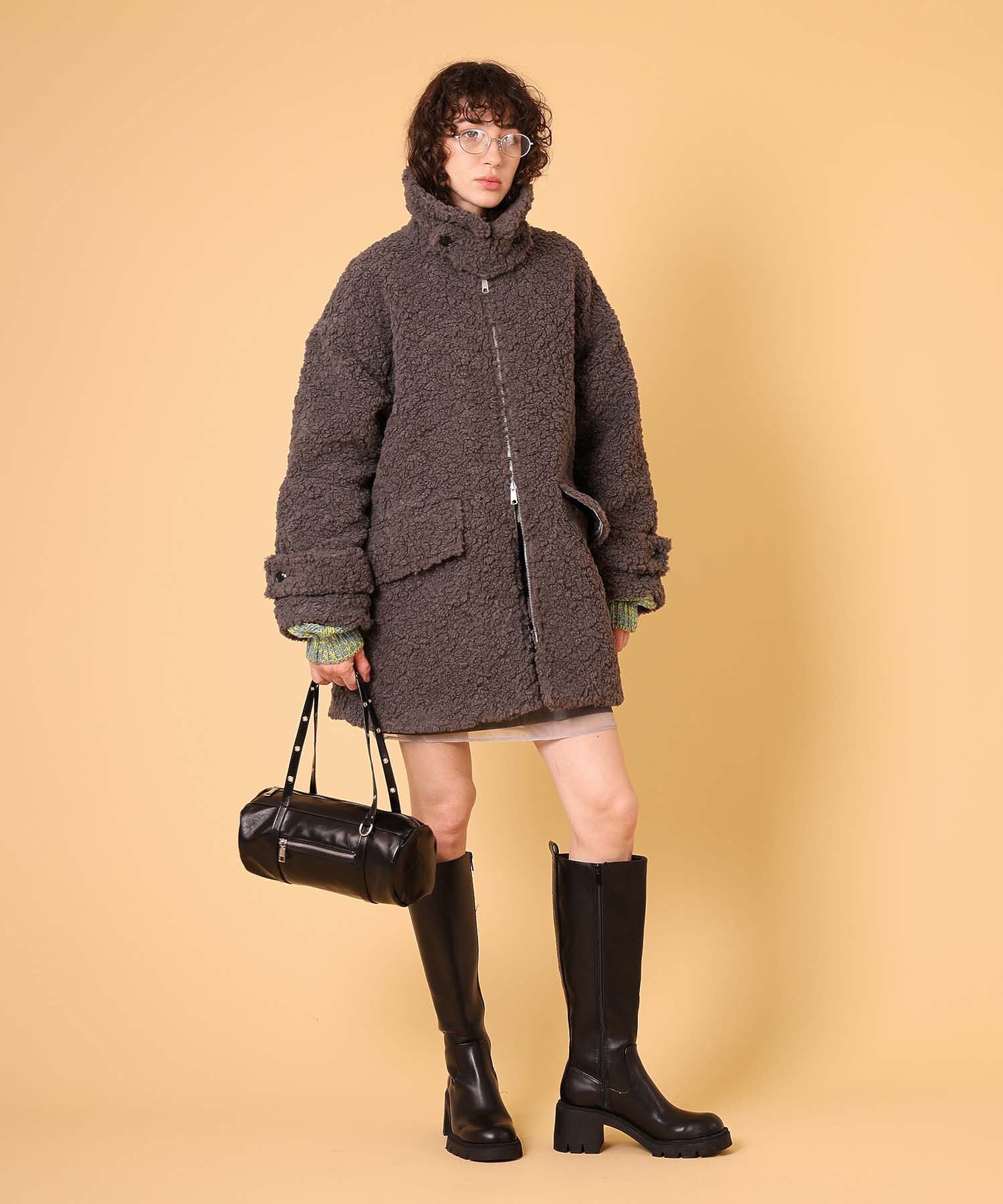 ボアハーフコート