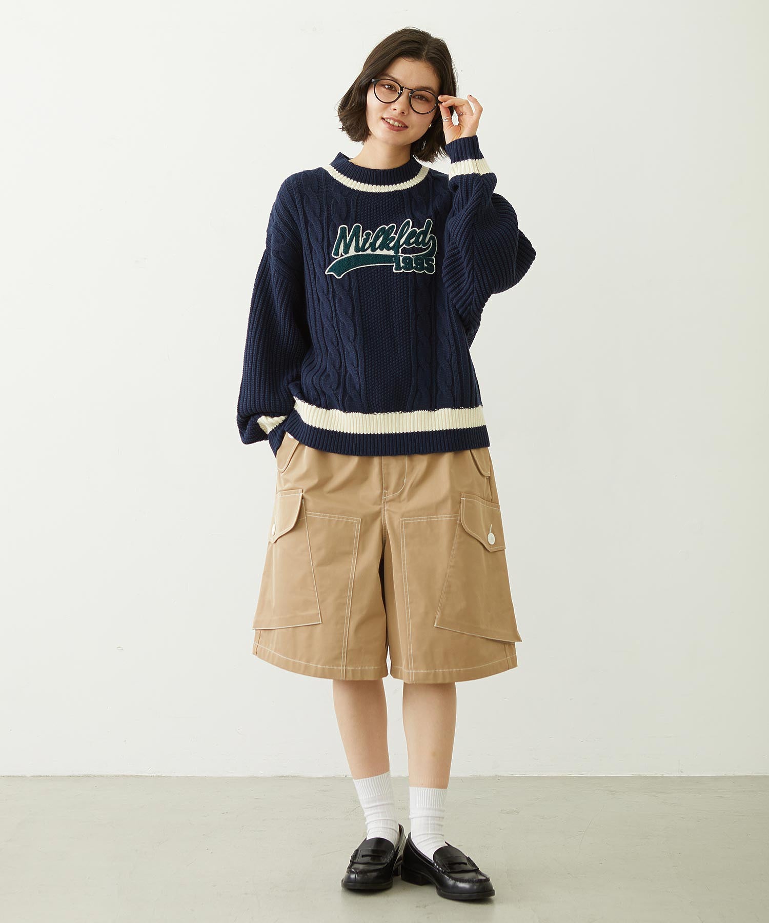 CRICKET KNIT PATCH TOP