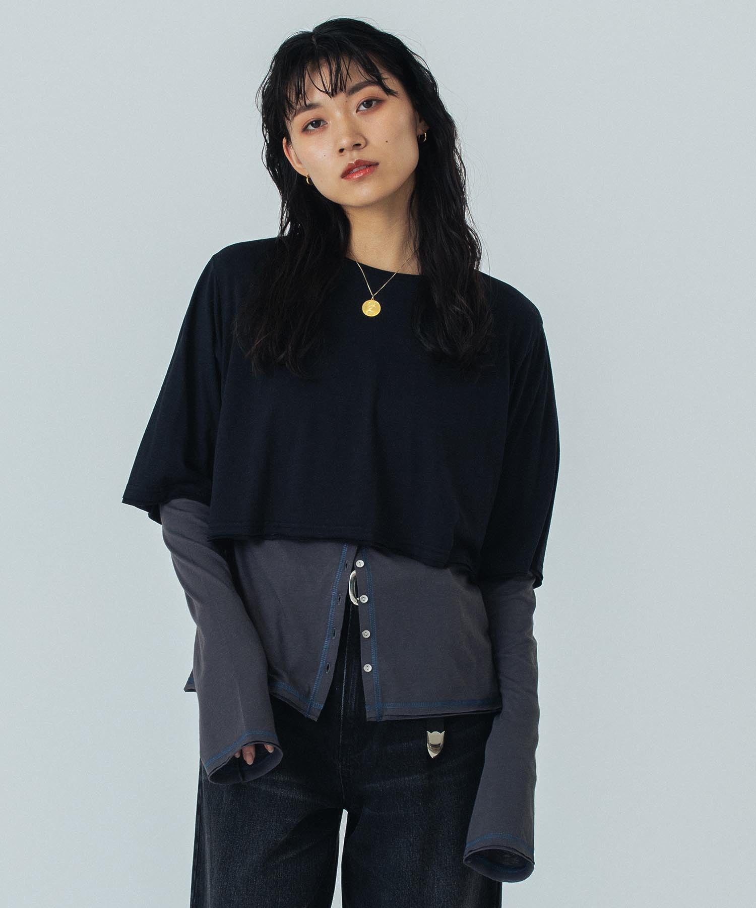 model:167cm 着用サイズ:ONE SIZE