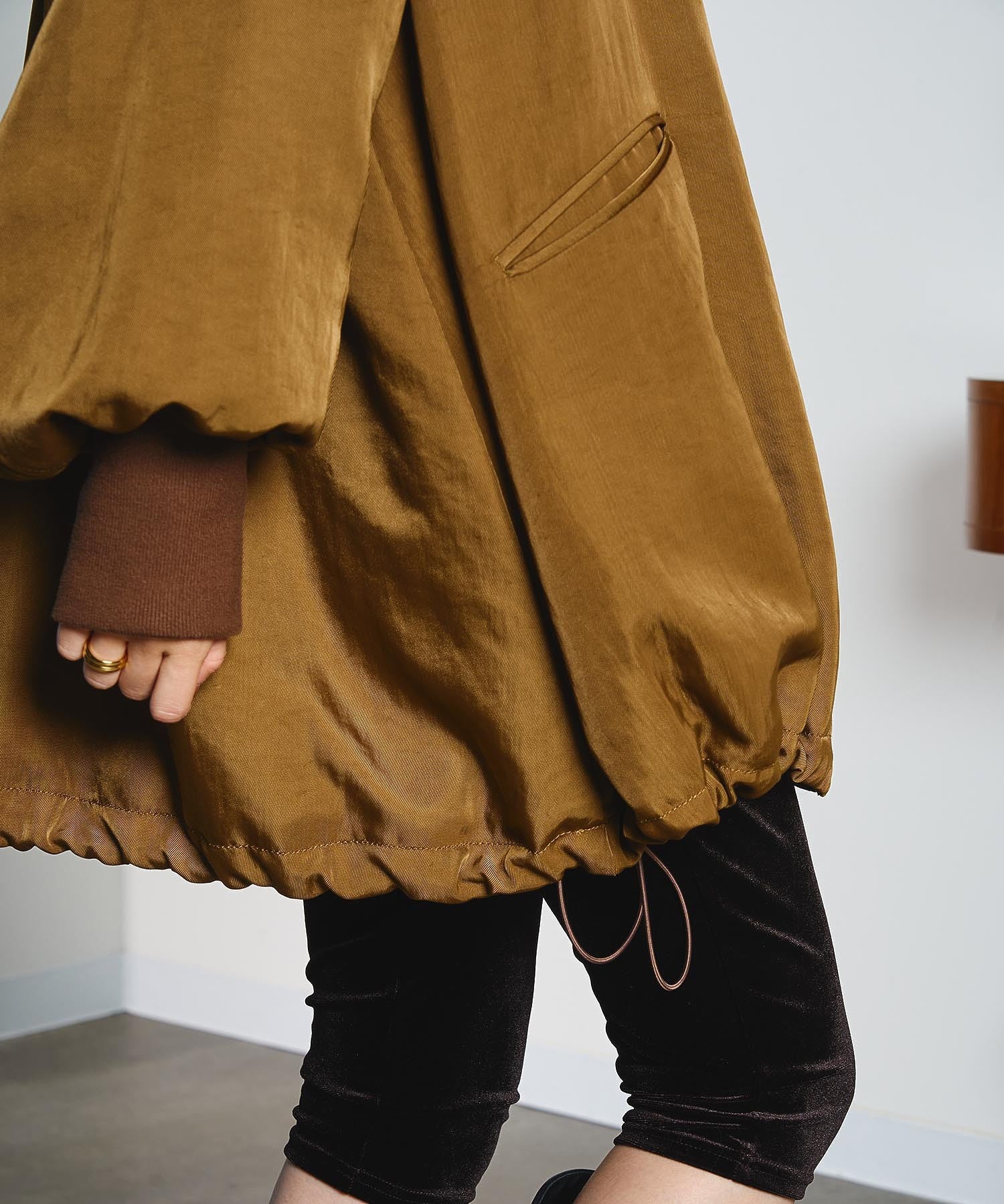 CREOLME/BIG COLLAR PADDED COAT