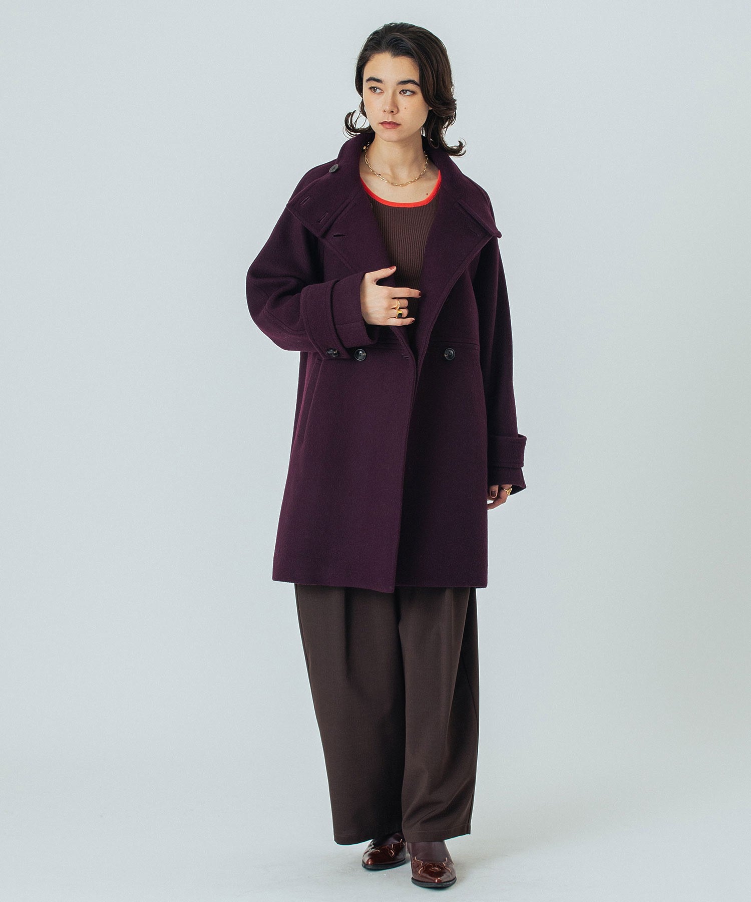 model:172cm 着用サイズ:M