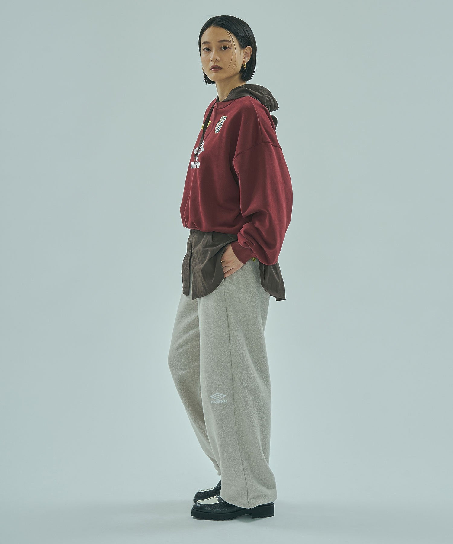 UMBRO×ROSE BUD/DOUBLE DIAMOND SWEATSHIRT