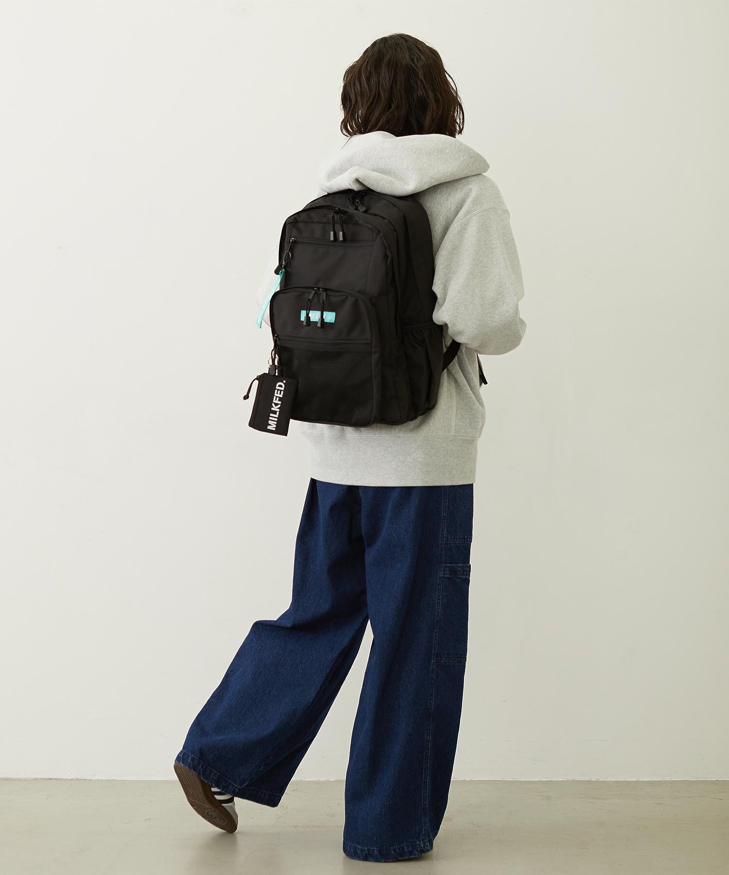 W ZIP BACKPACK LtGREEN