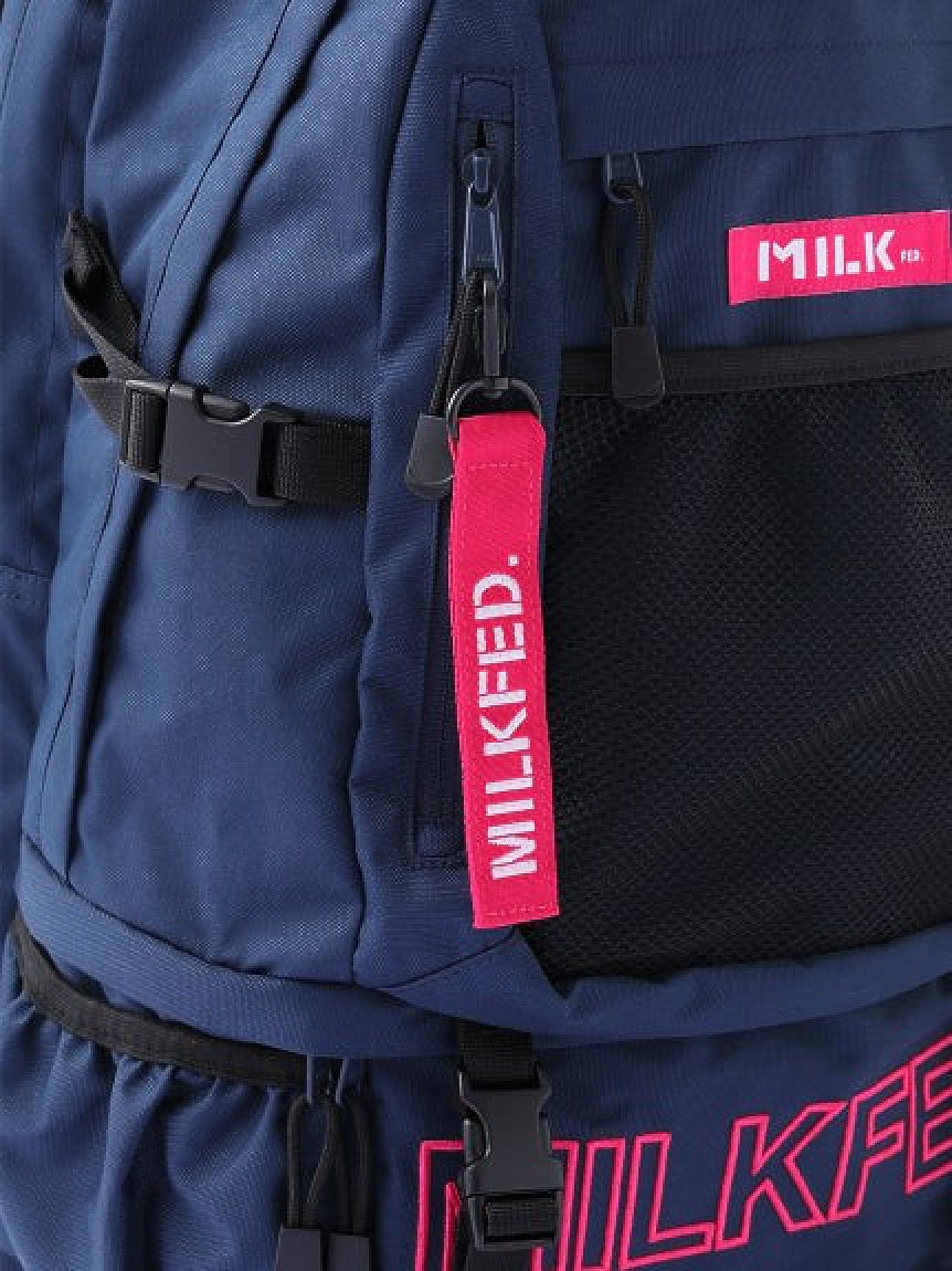 【定番】NEO EMBROIDERY BIG BACKPACK BAR MILKFED.