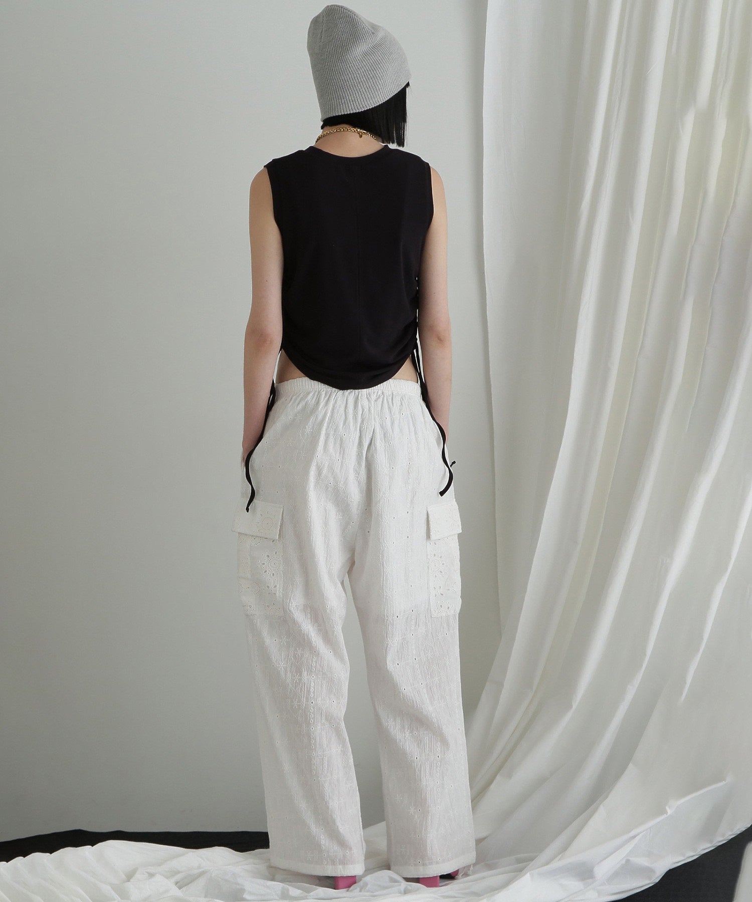 レースカーゴパンツ