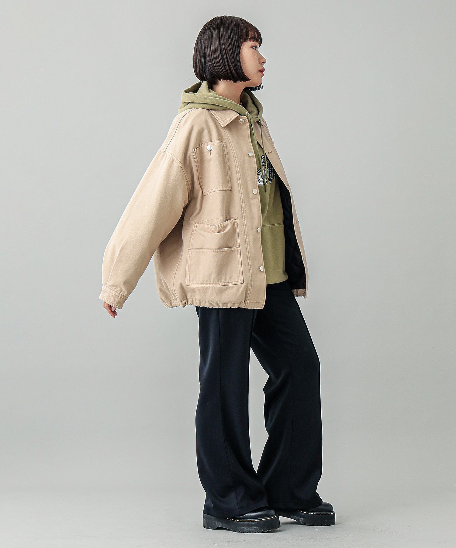 model　H:161cm 着用サイズ:M