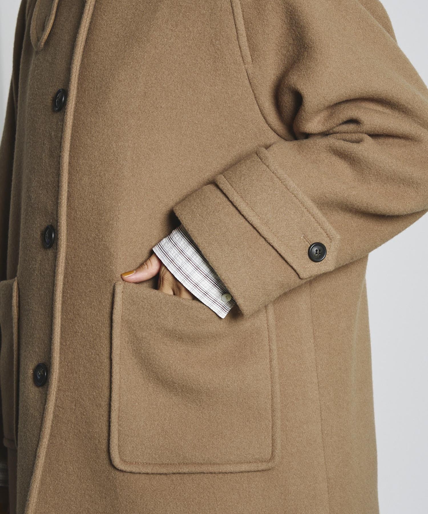 STAND FALL COLLAR COAT