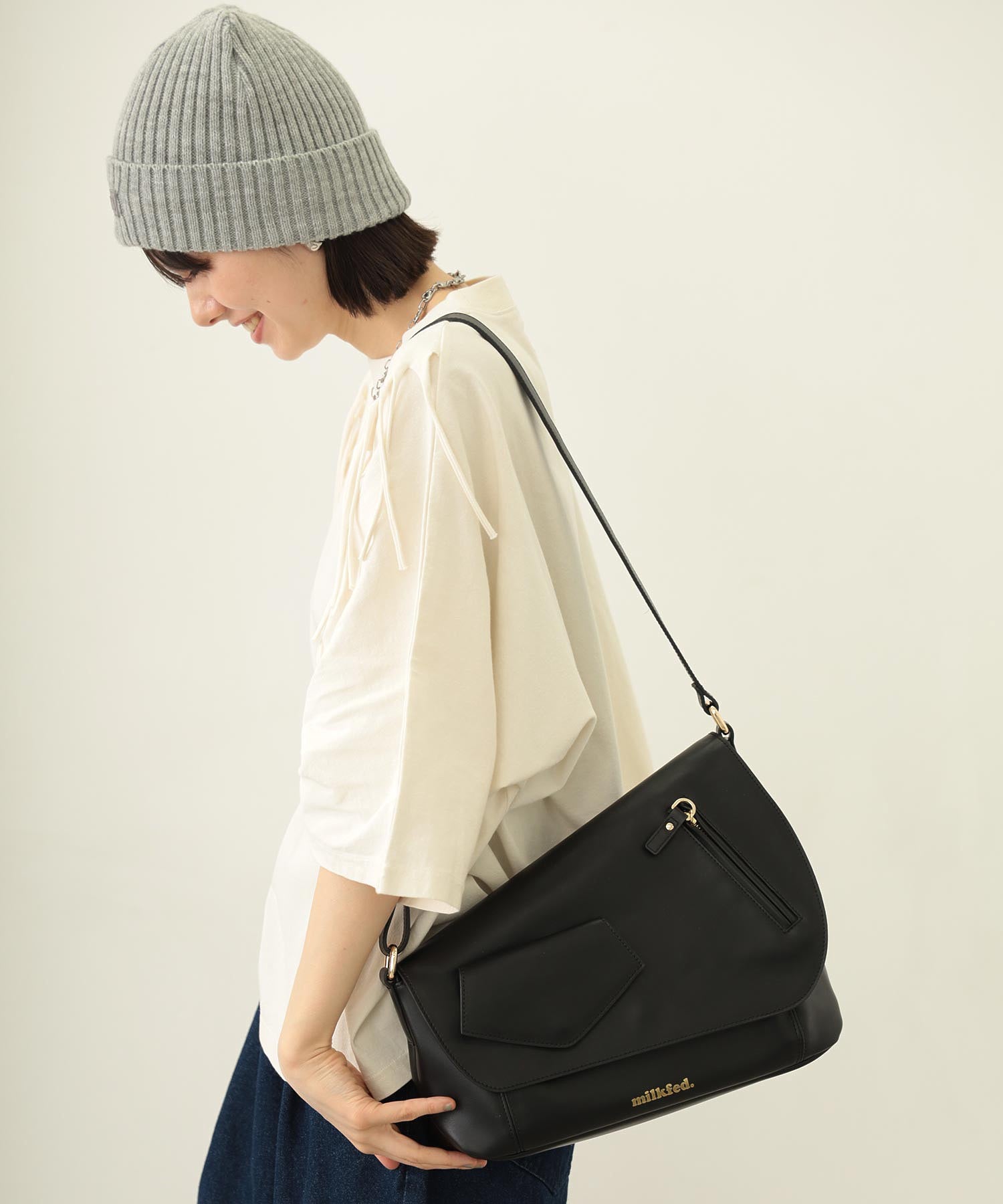 ASYMMETRY FLAP BAG