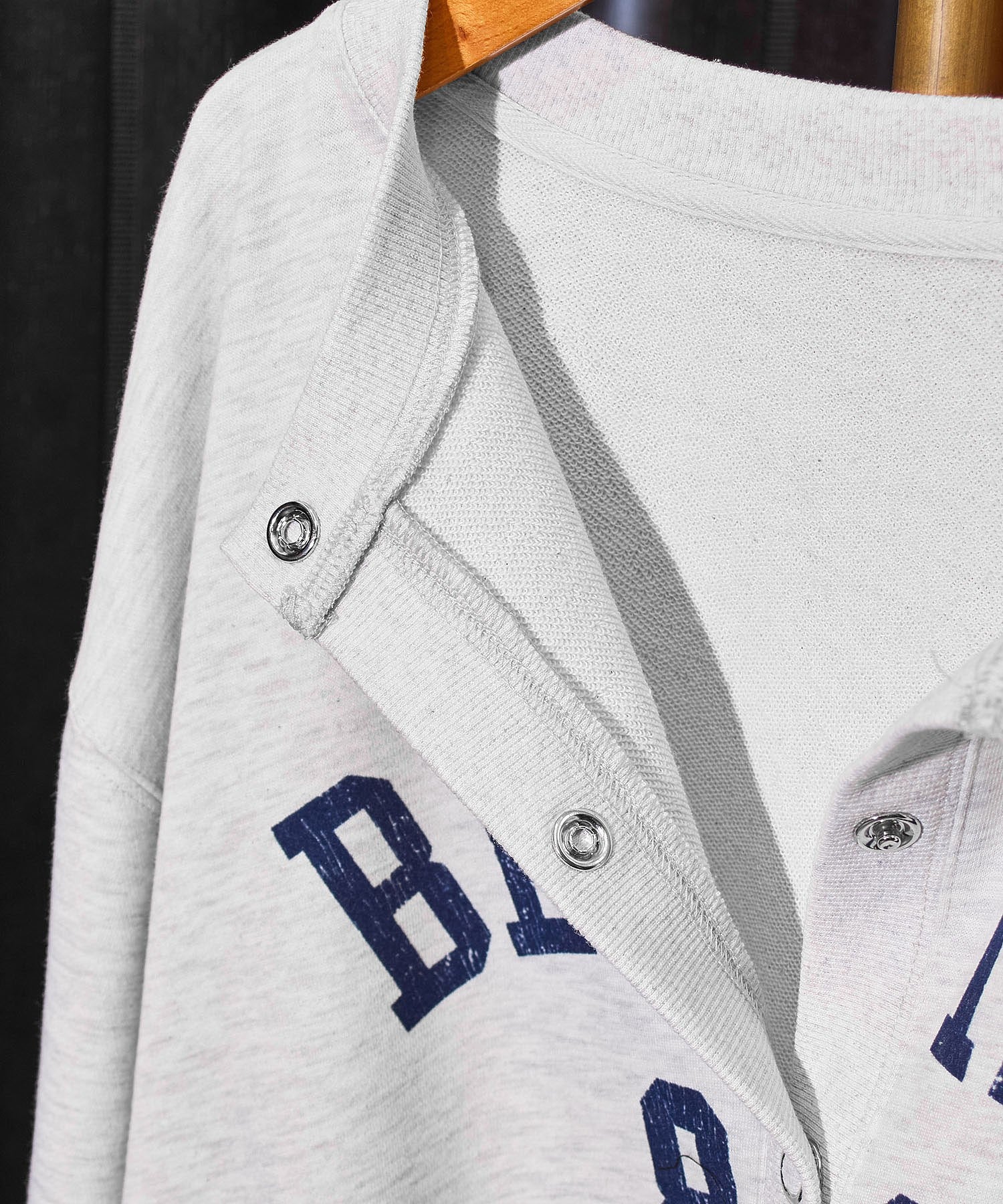COLLEGE LOGO SWEAT CARDIGAN