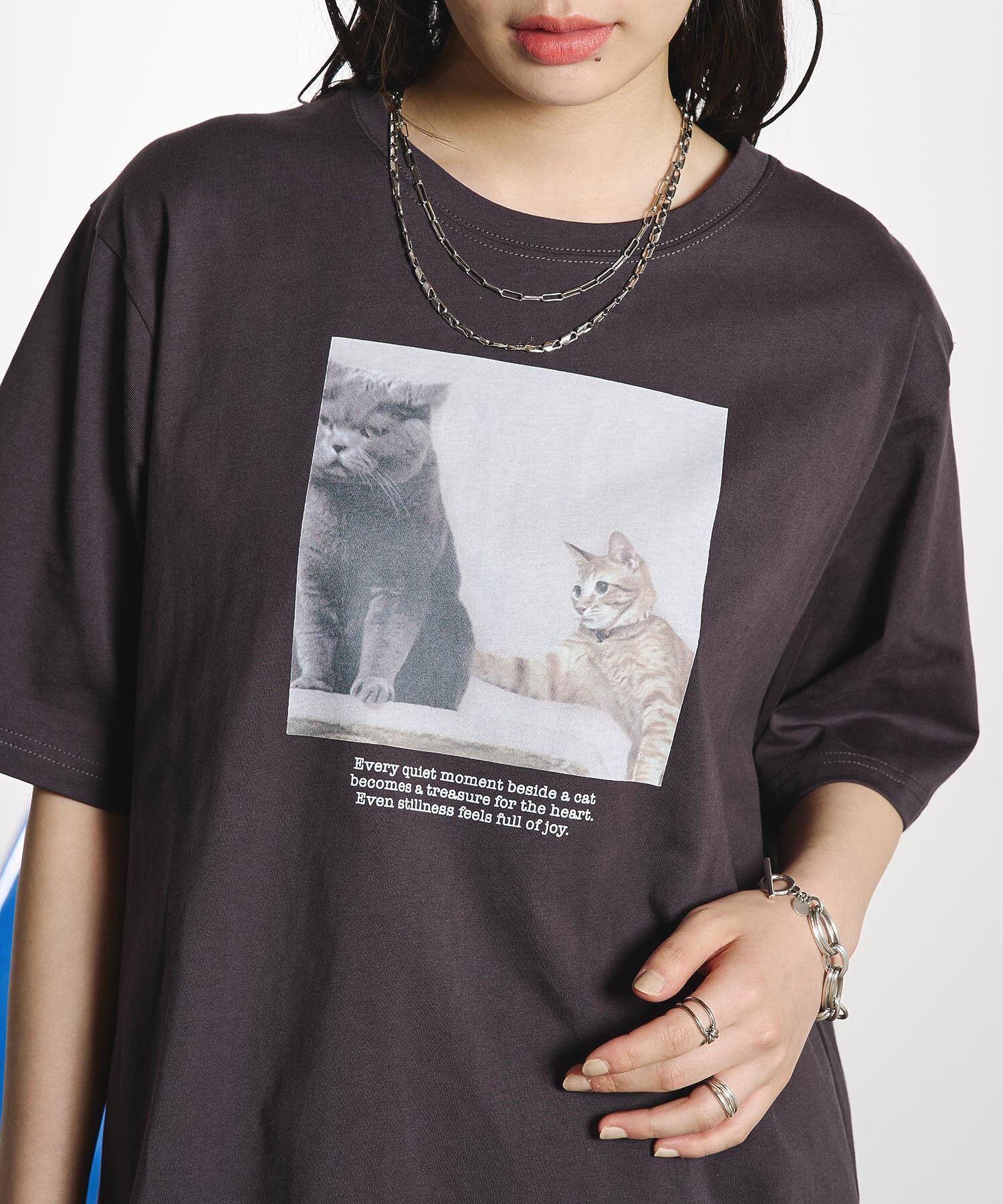 CAT PHOTO S/S TEE